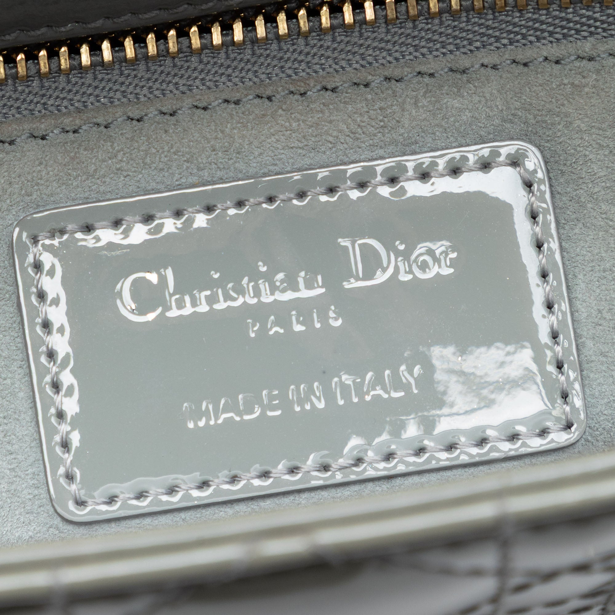 Dior Small Patent Cannage Lady Dior - image 5