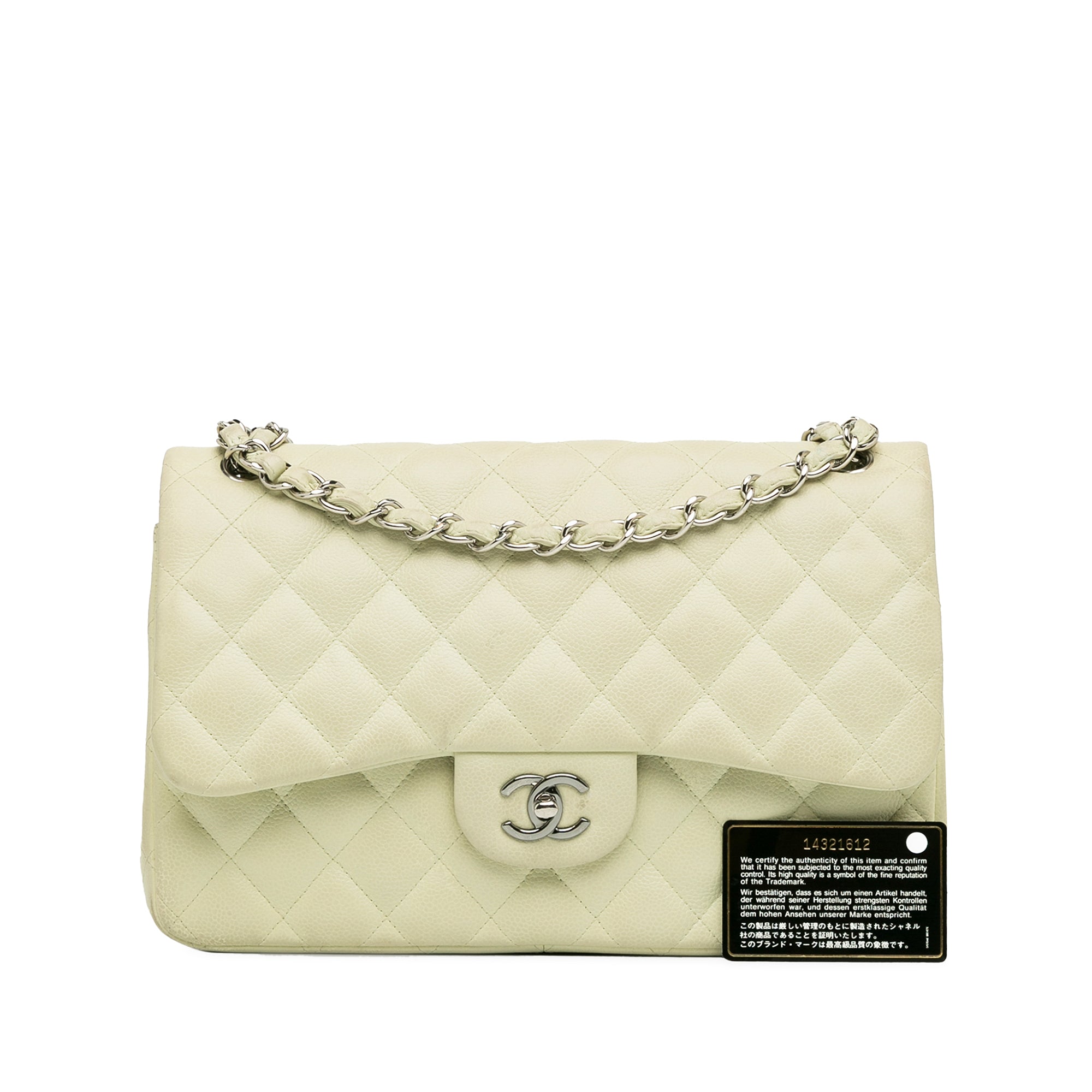 Chanel Jumbo Classic Caviar Double Flap - image 13