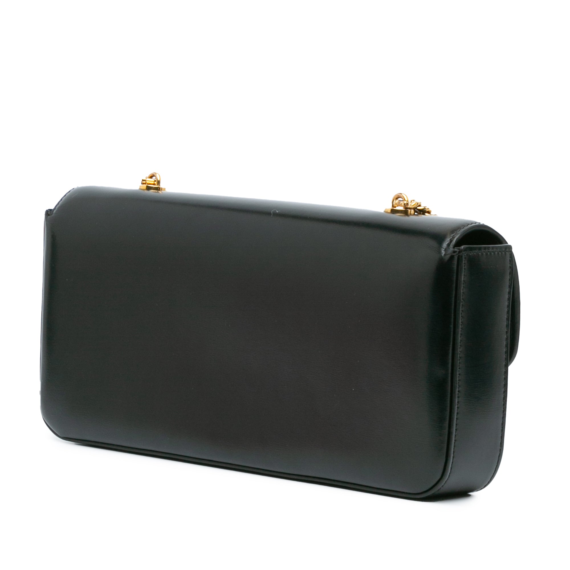 Celine Shiny Calfskin Triomphe Chain Shoulder Bag - image 2