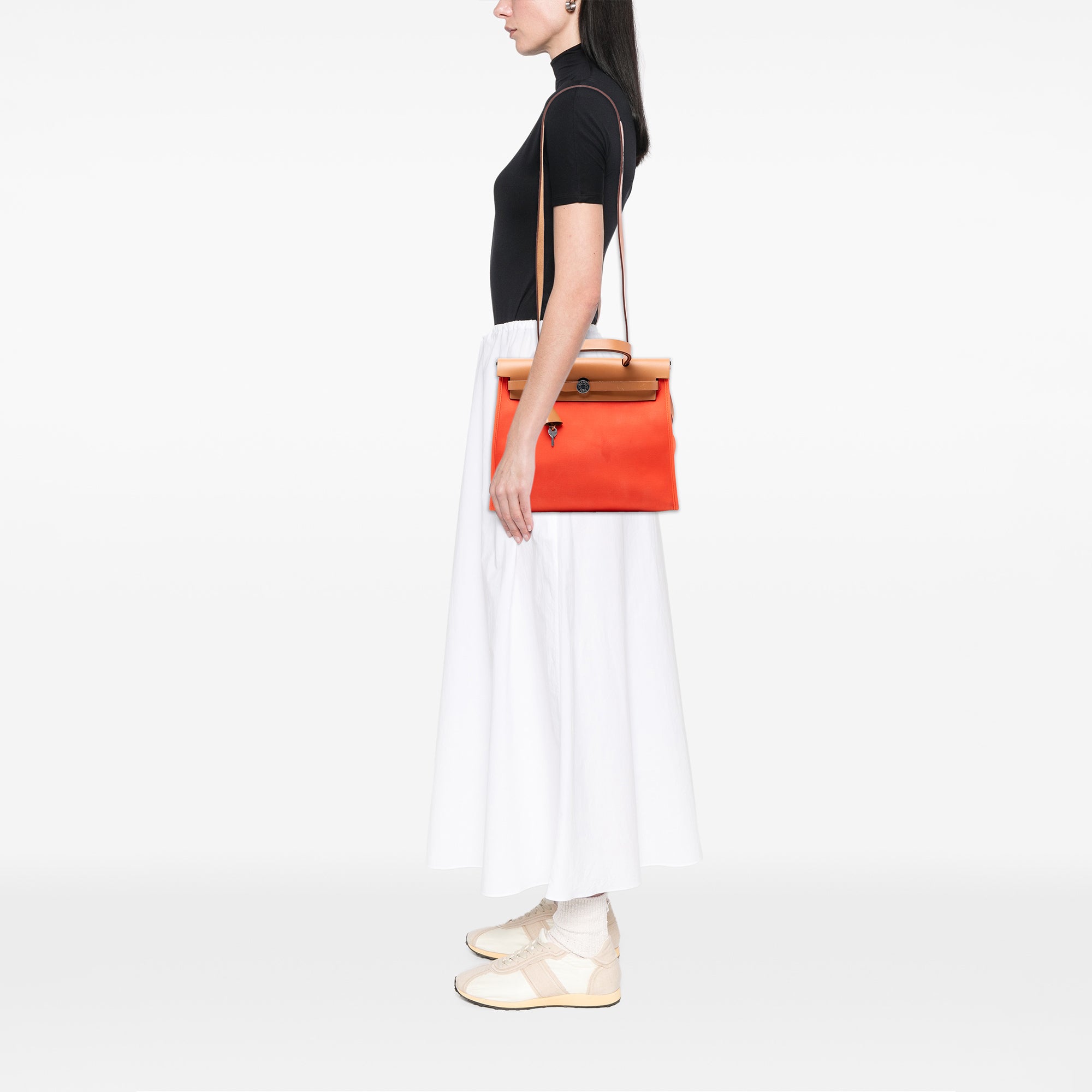 Hermès Toile Herbag Zip 31 - image 7