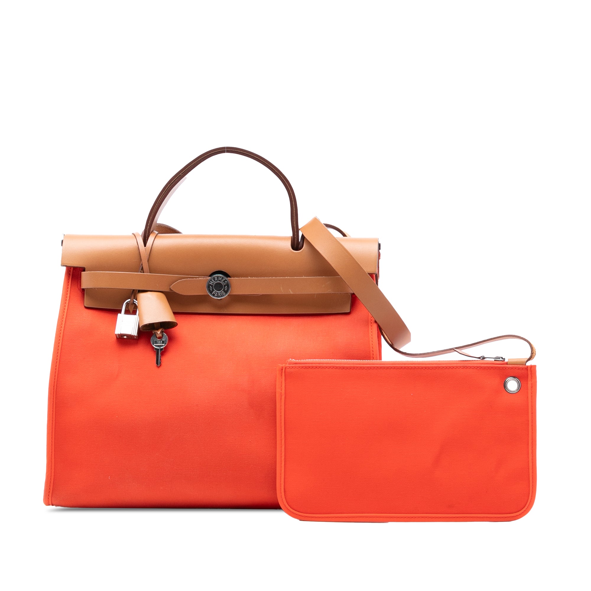 Hermès Toile Herbag Zip 31 - image 8