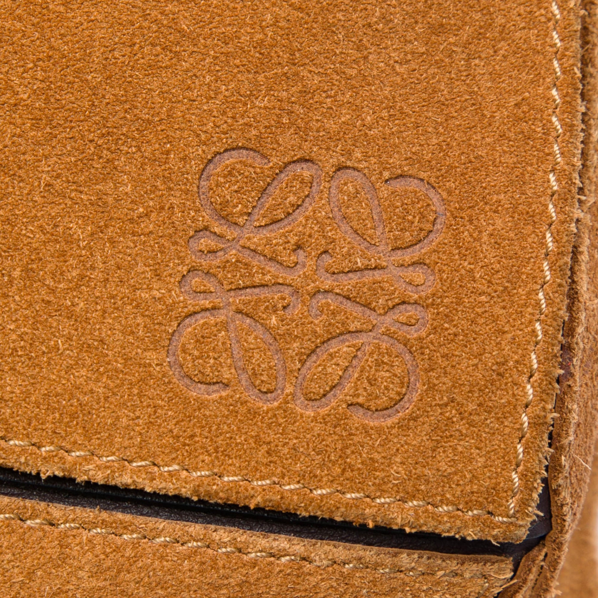 LOEWE Large Suede Puzzle Satchel - image 5