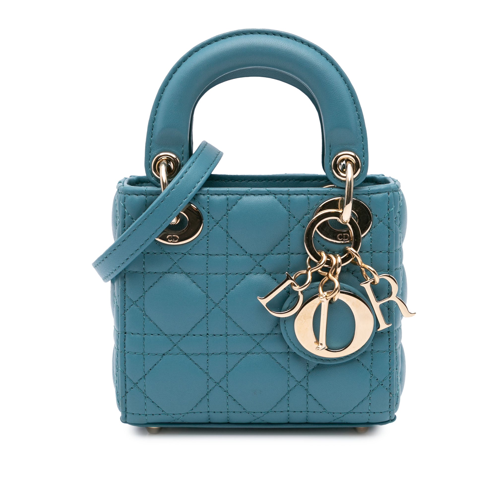 Dior Micro Lambskin Cannage Lady Dior - image 1