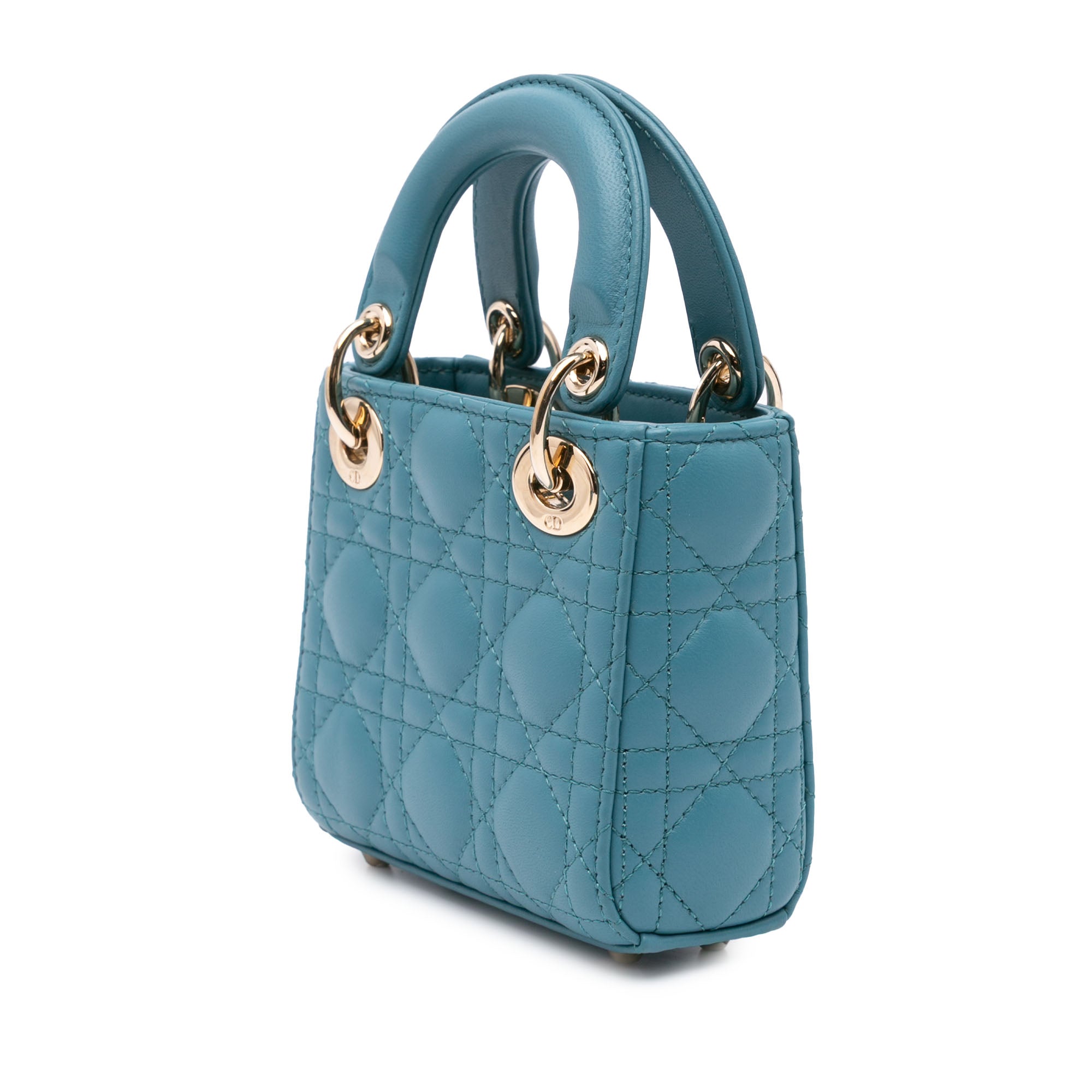 Dior Micro Lambskin Cannage Lady Dior - image 2