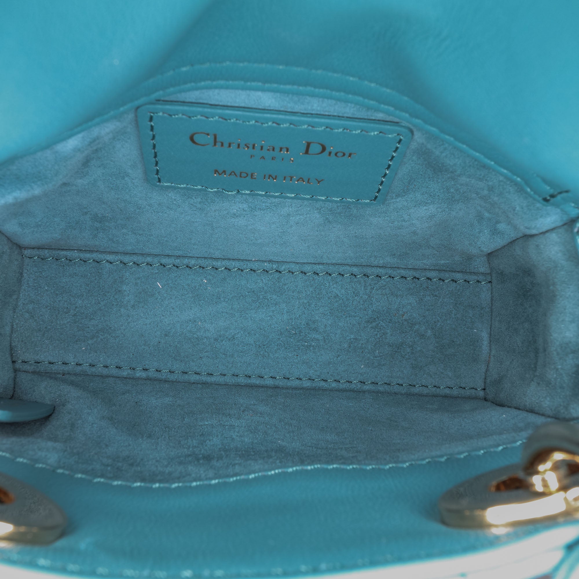 Dior Micro Lambskin Cannage Lady Dior - image 4