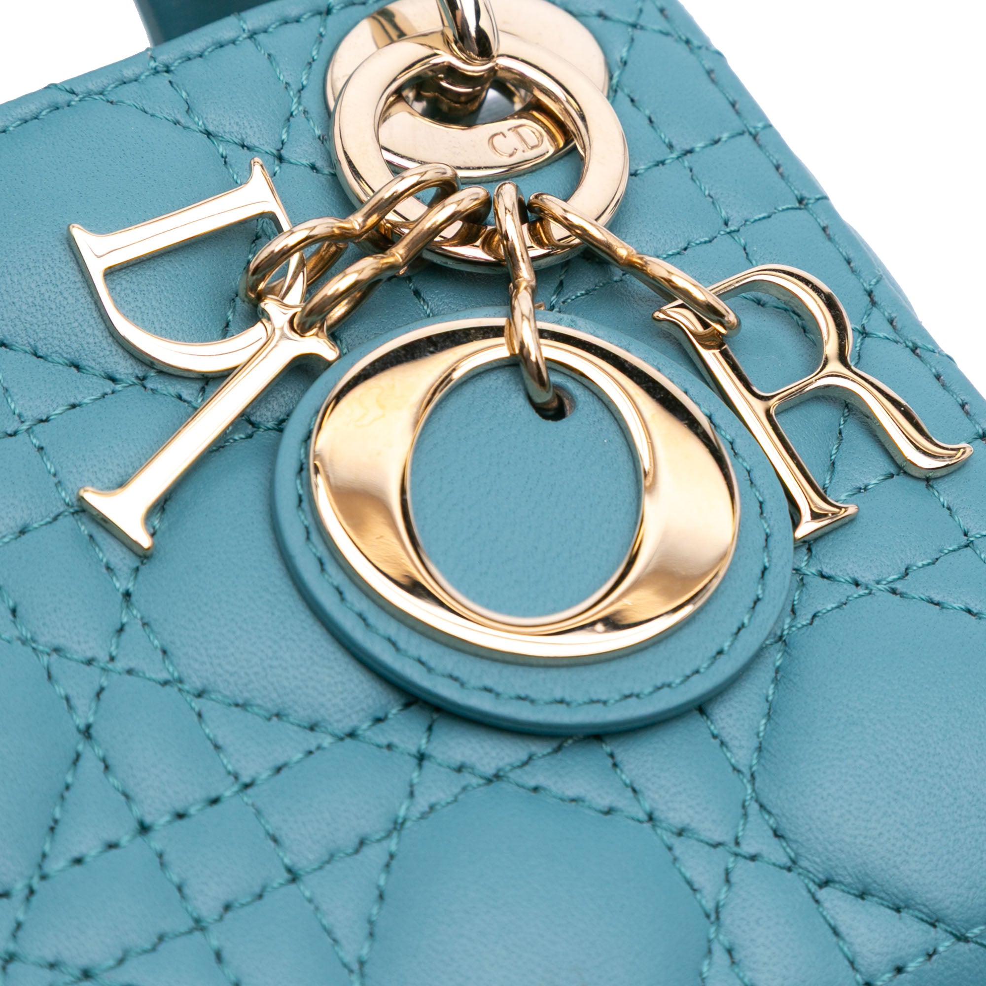 Dior Micro Lambskin Cannage Lady Dior - image 7