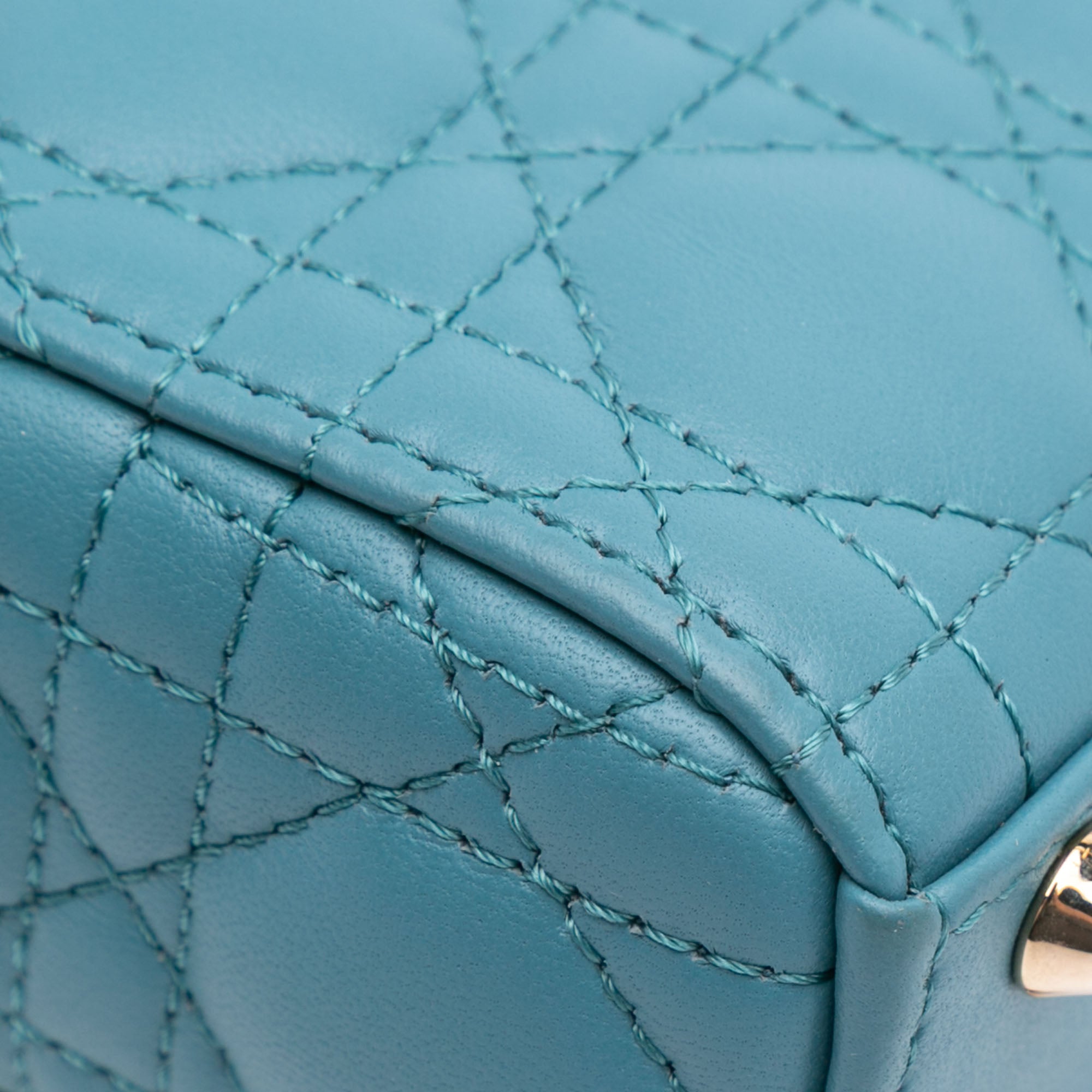 Dior Micro Lambskin Cannage Lady Dior - image 8