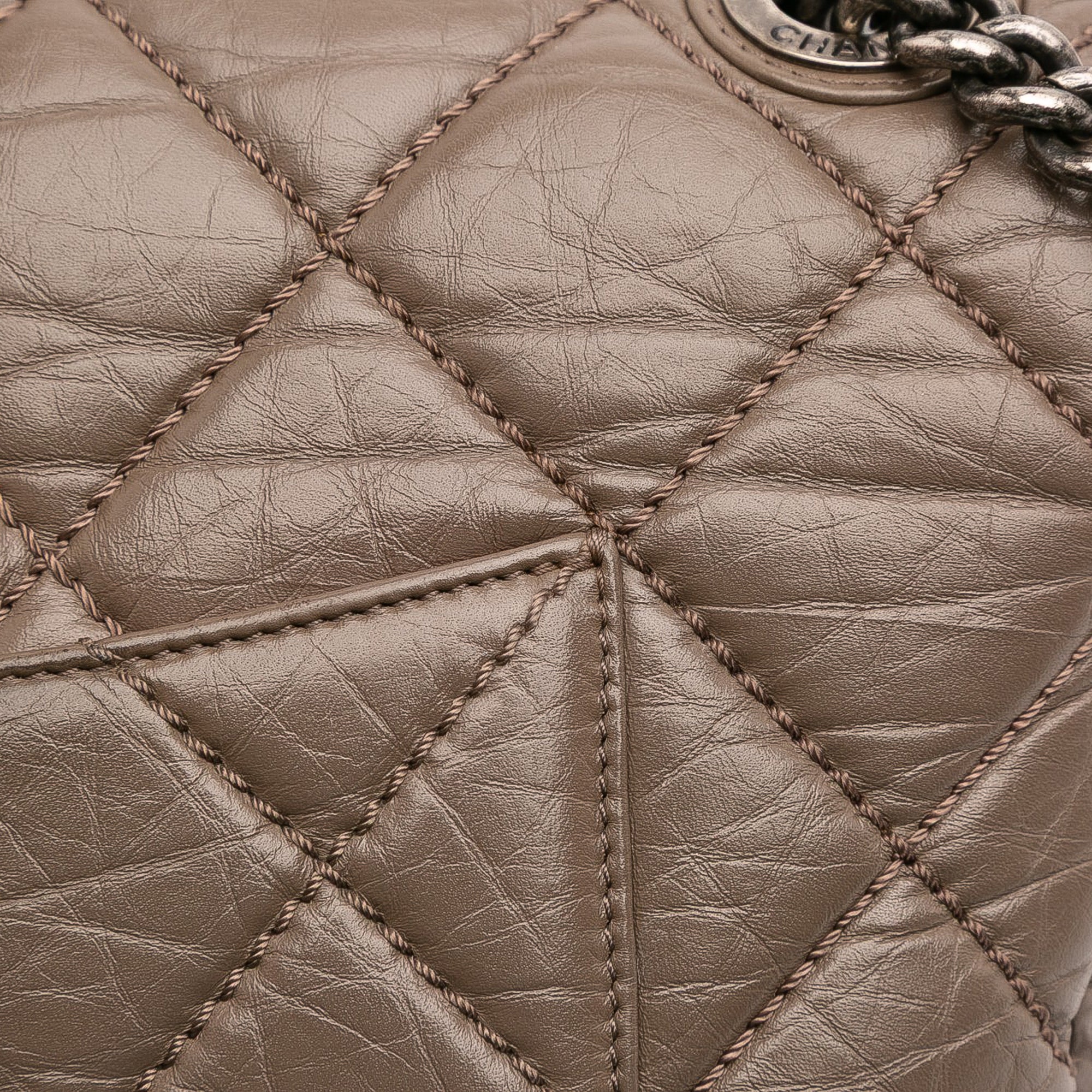 Chanel Medium Quilted Aged Calfskin Portobello Flap - image 11