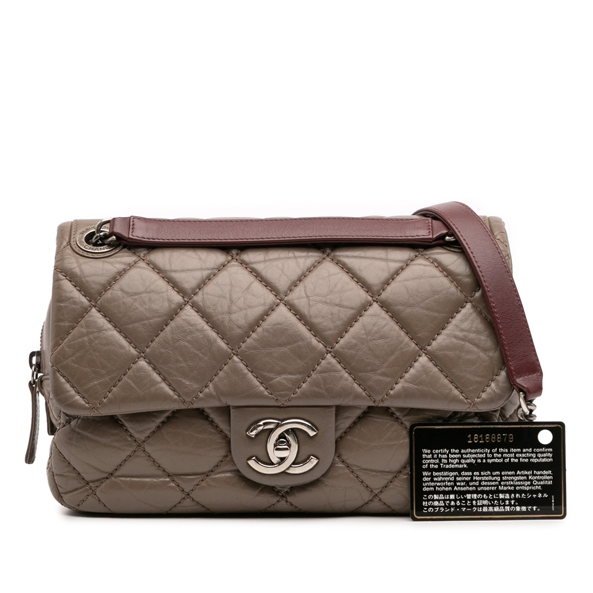 Chanel Medium Quilted Aged Calfskin Portobello Flap - image 14