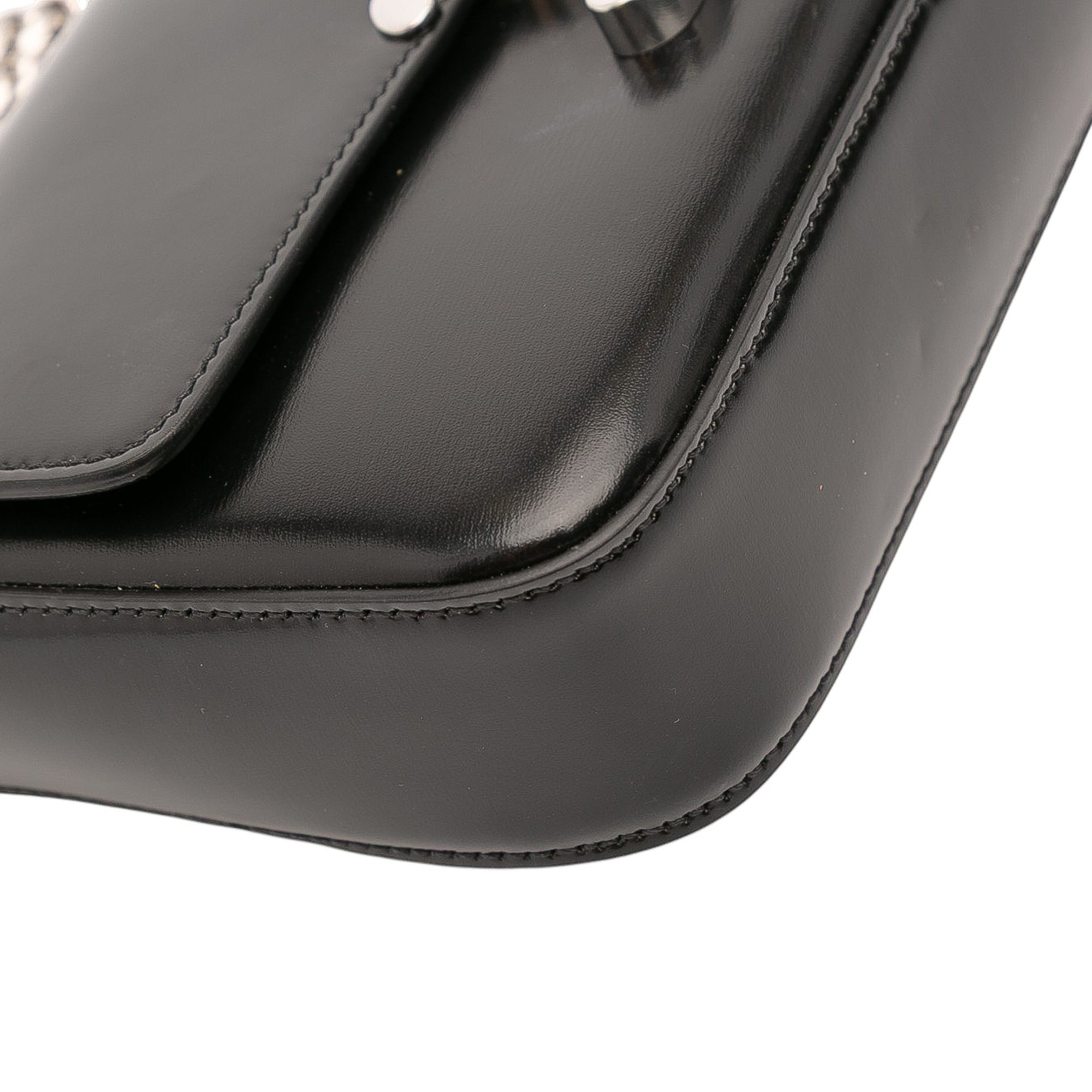Celine Shiny Calfskin Claude Chain Shoulder Bag - image 7