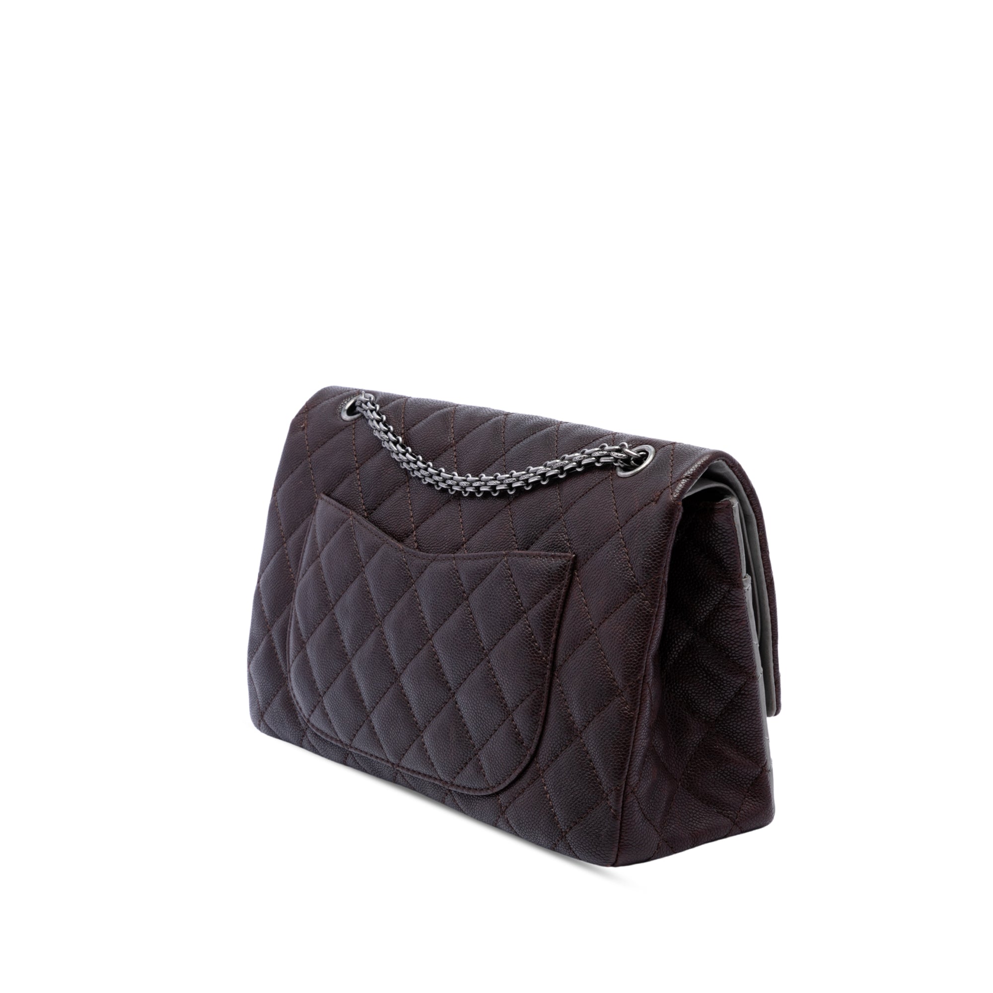 Chanel Bicolor Quilted Caviar and Iridescent Calfskin Reissue 2.55 Double Flap 227 - image 2