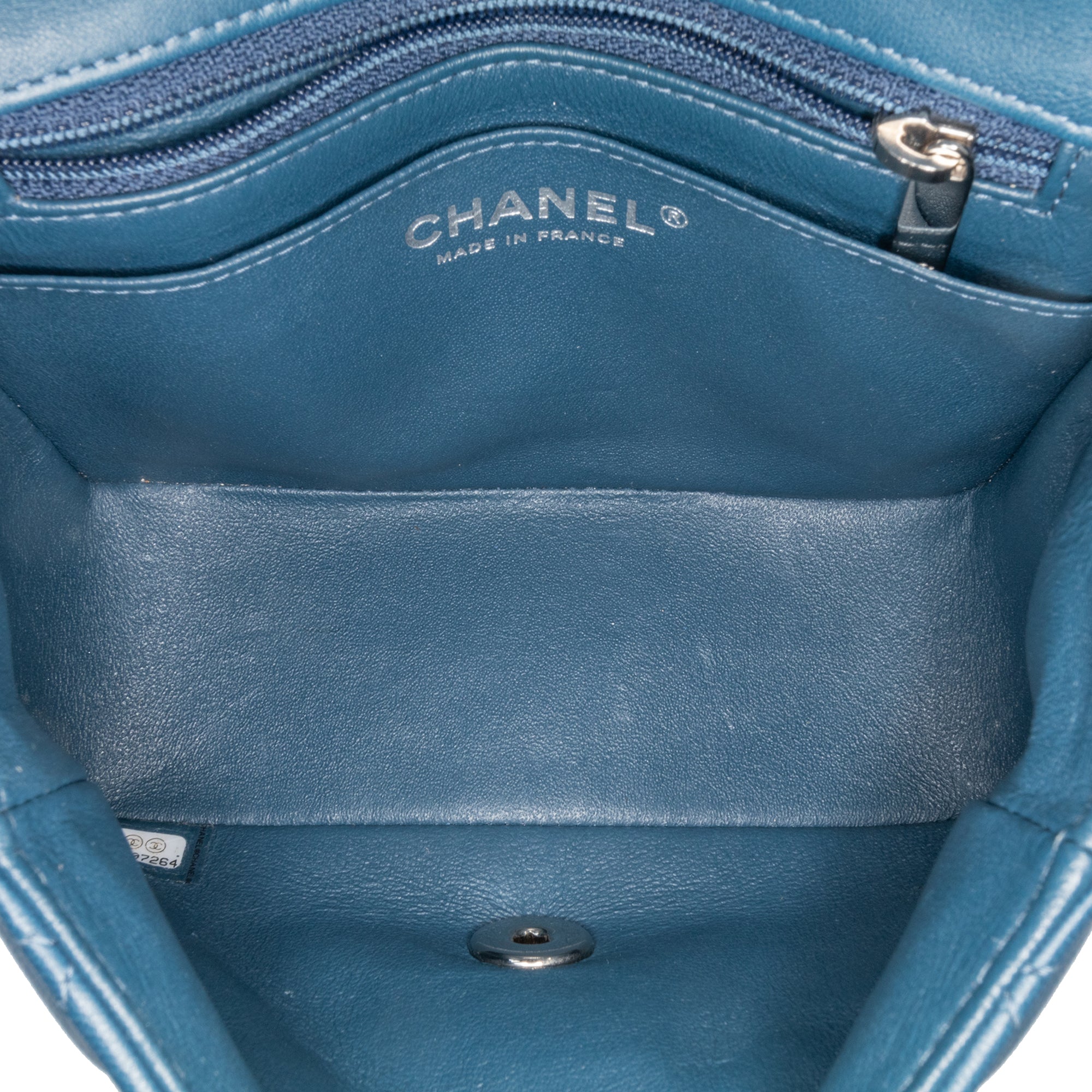 Chanel Mini Square Classic Lambskin Single Flap - image 4