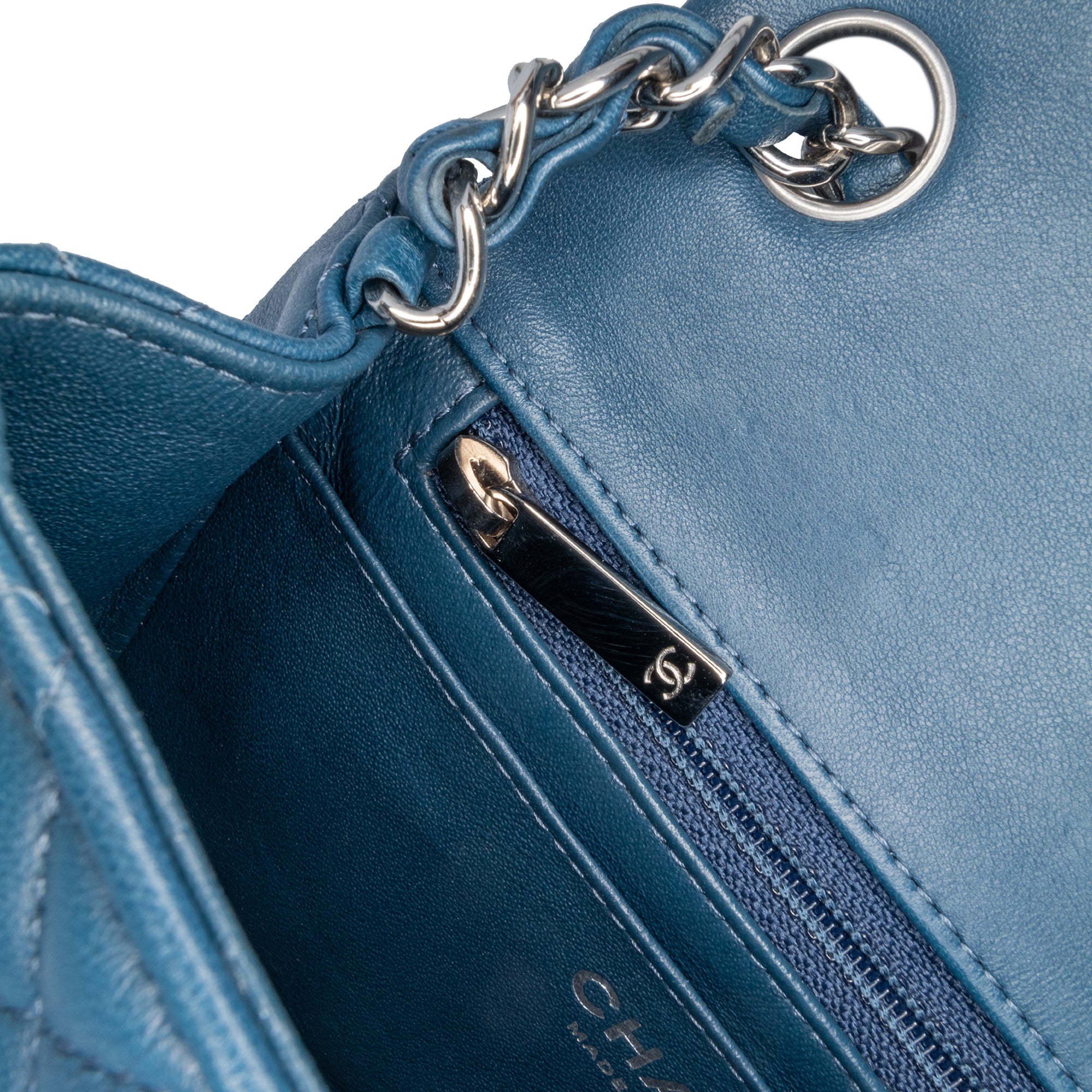 Chanel Mini Square Classic Lambskin Single Flap - image 7