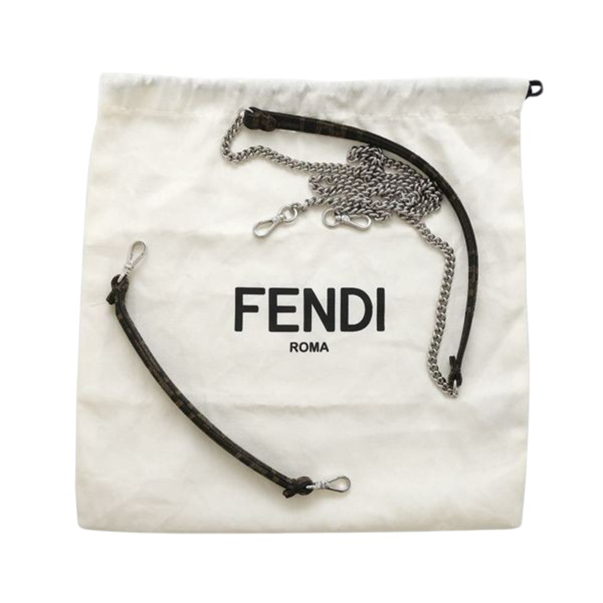 Fendi FRGMT Pokemon Mini Zucca Canvas Baguette Satchel - image 8