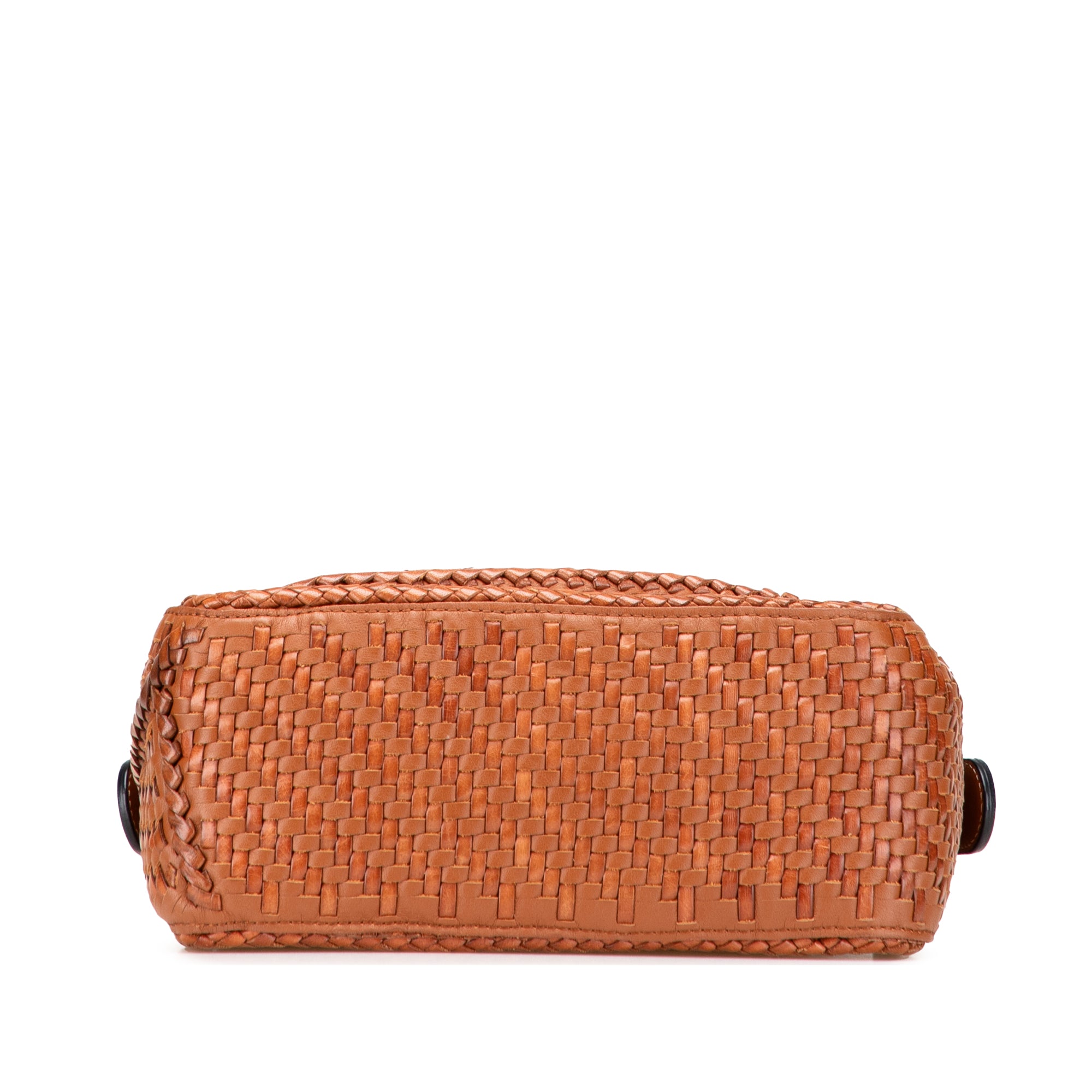LOEWE Small Woven Calfskin Puzzle Satchel - image 3