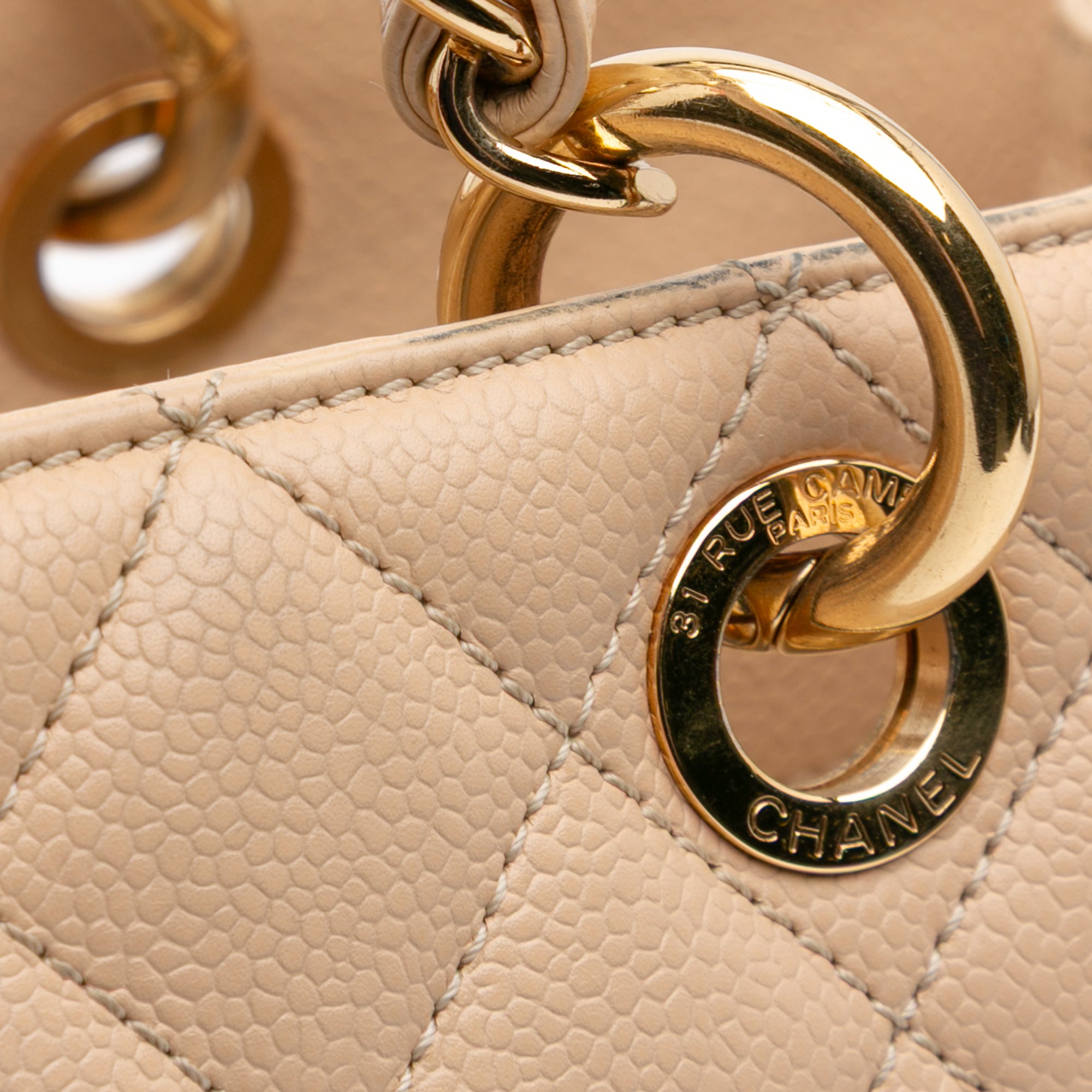 Chanel Caviar Grand Shopping Tote - image 8
