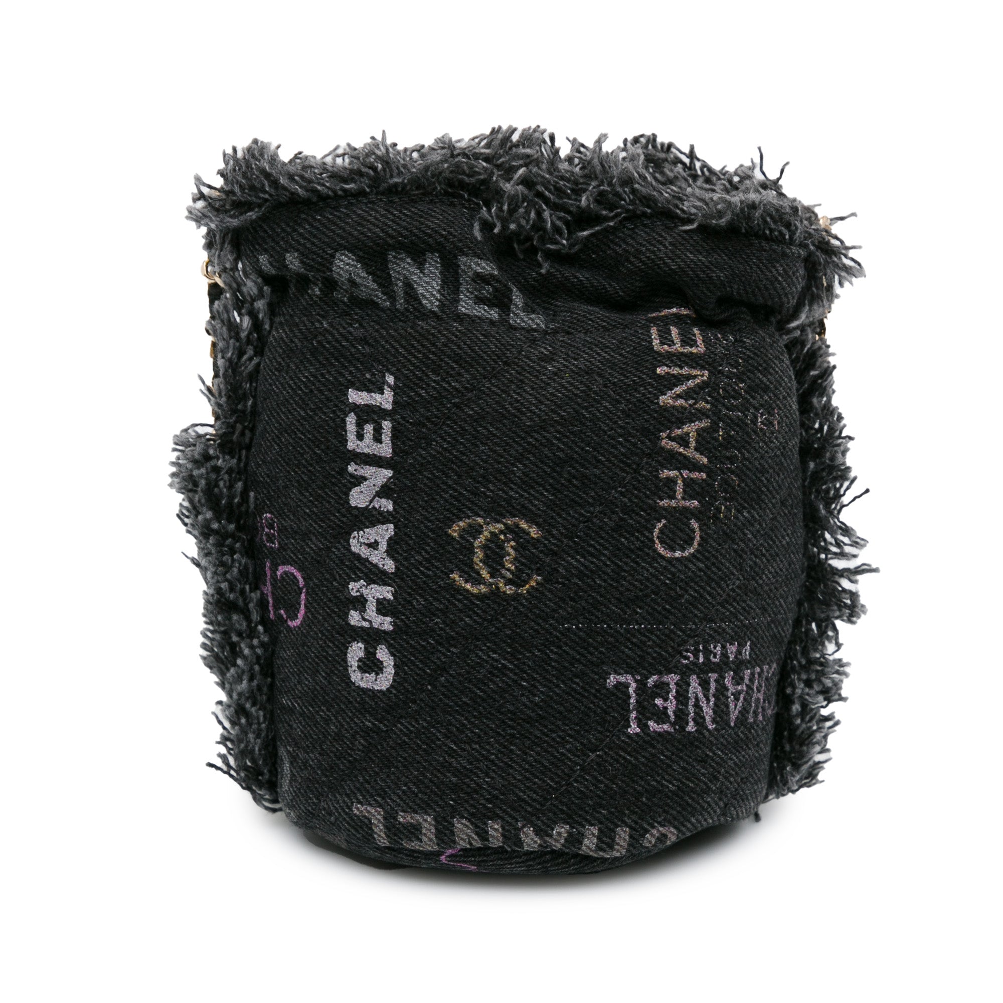 Chanel Mini Denim Mood Bucket with Chain - image 3