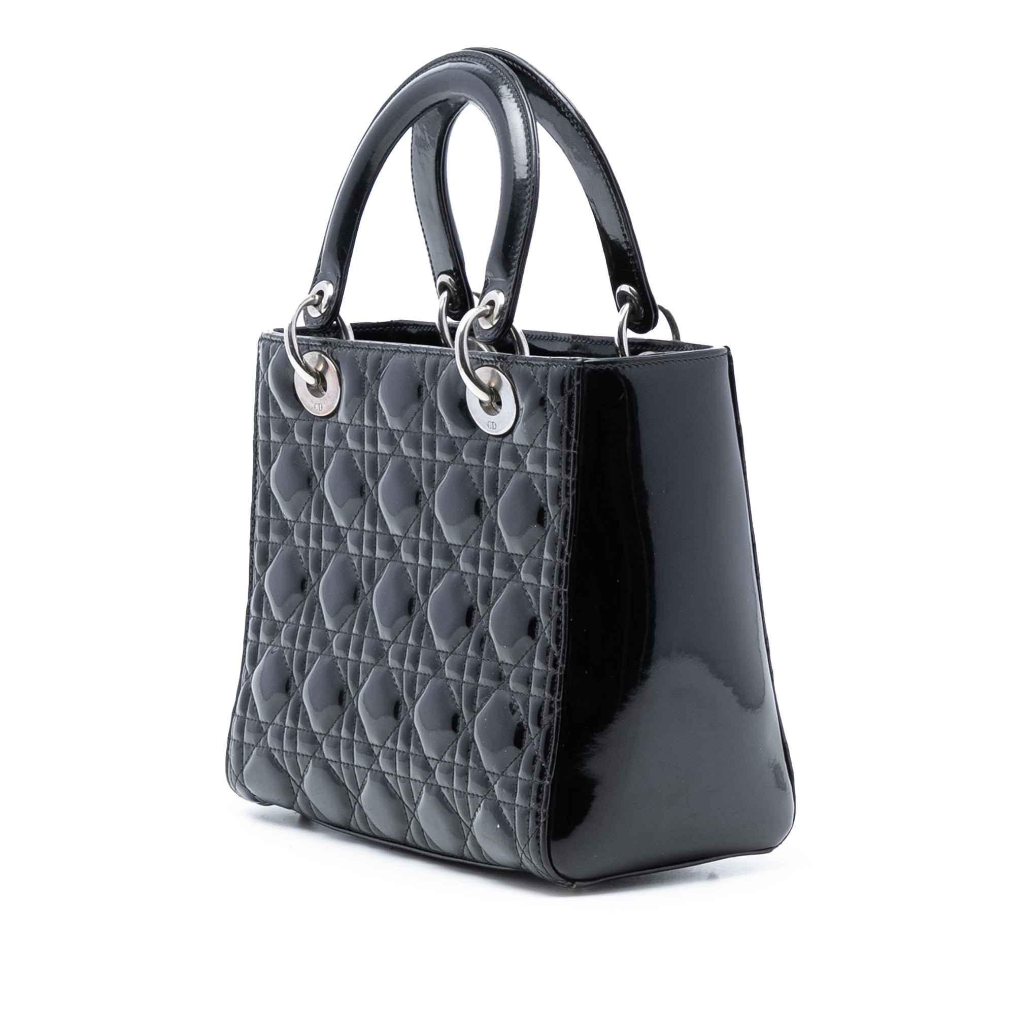 Dior Medium Patent Cannage Lady Dior - image 2