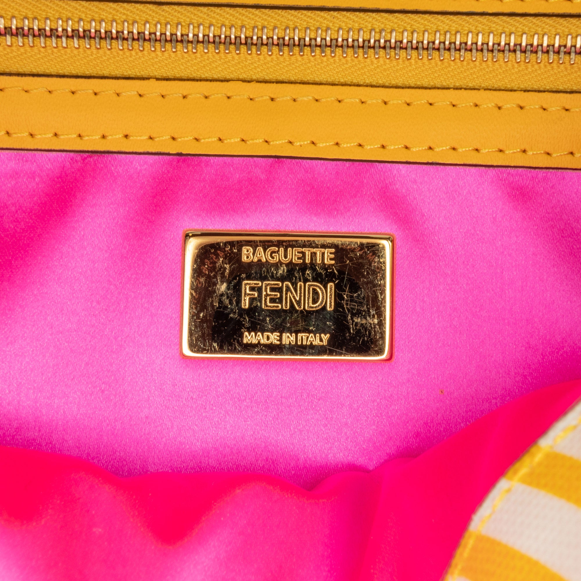 Fendi Sarah Coleman Zucca Coated Canvas 1997 Vertigo Baguette - image 5