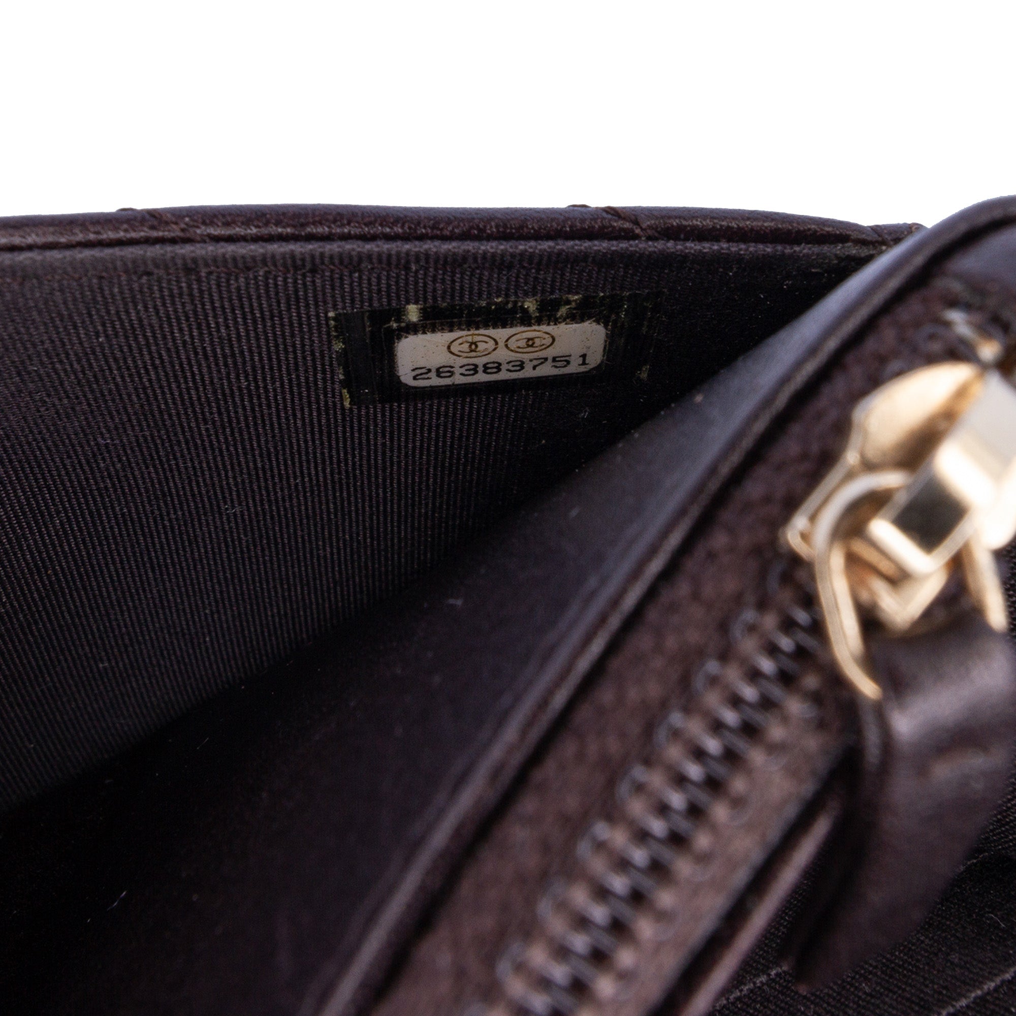 Chanel Goatskin Chevron Statement Wallet On Chain - image 7
