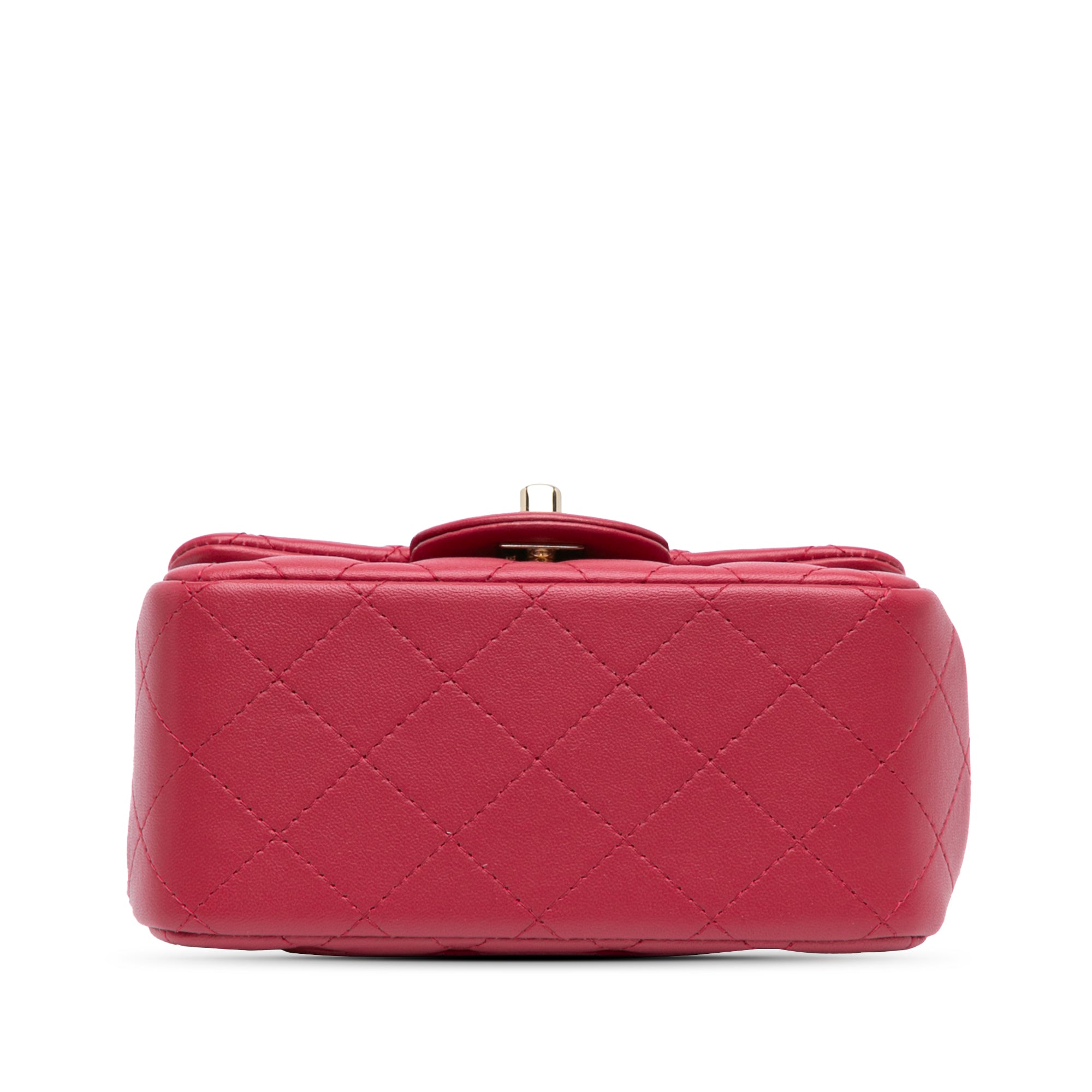 Chanel Mini Square Classic Lambskin Single Flap - image 3