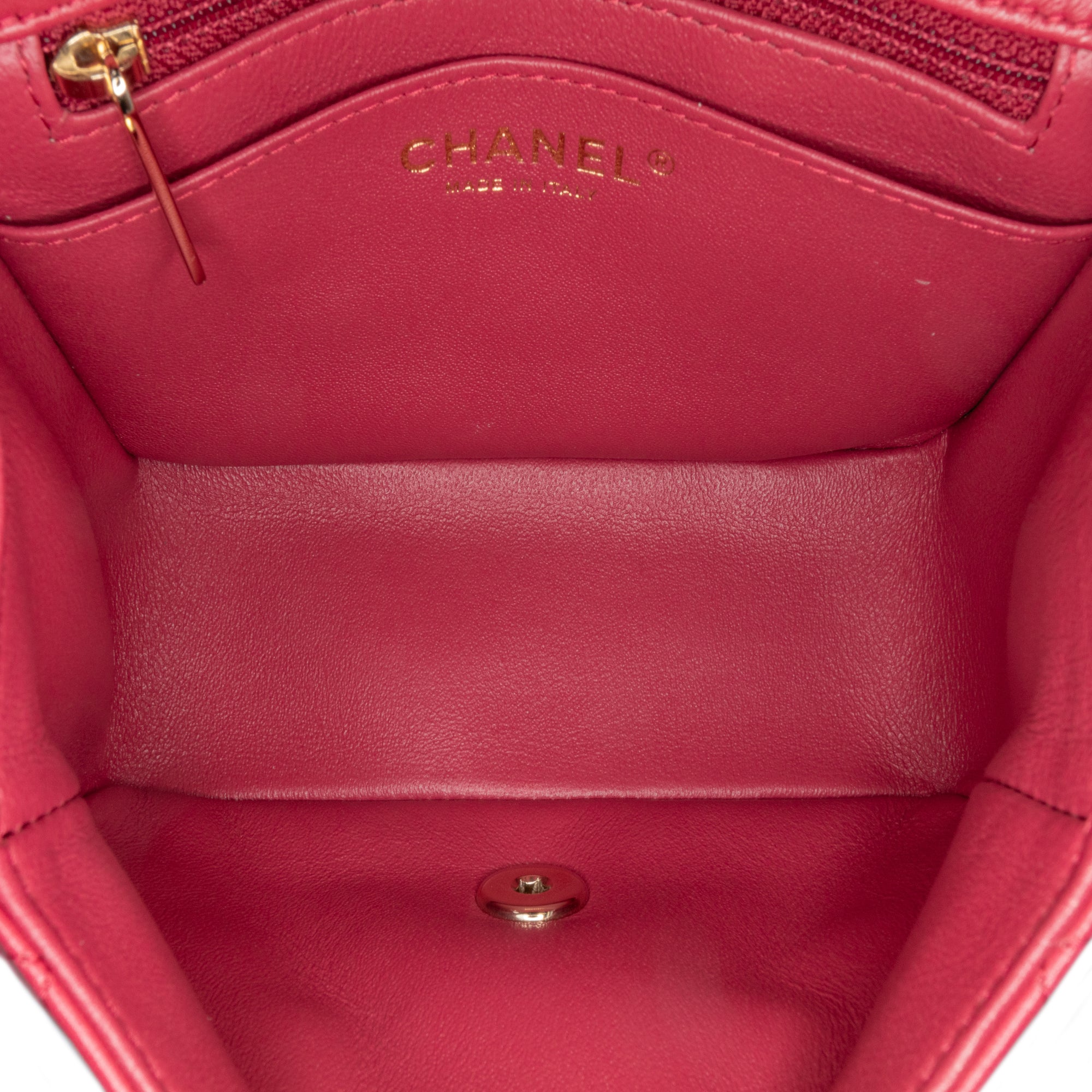 Chanel Mini Square Classic Lambskin Single Flap - image 4