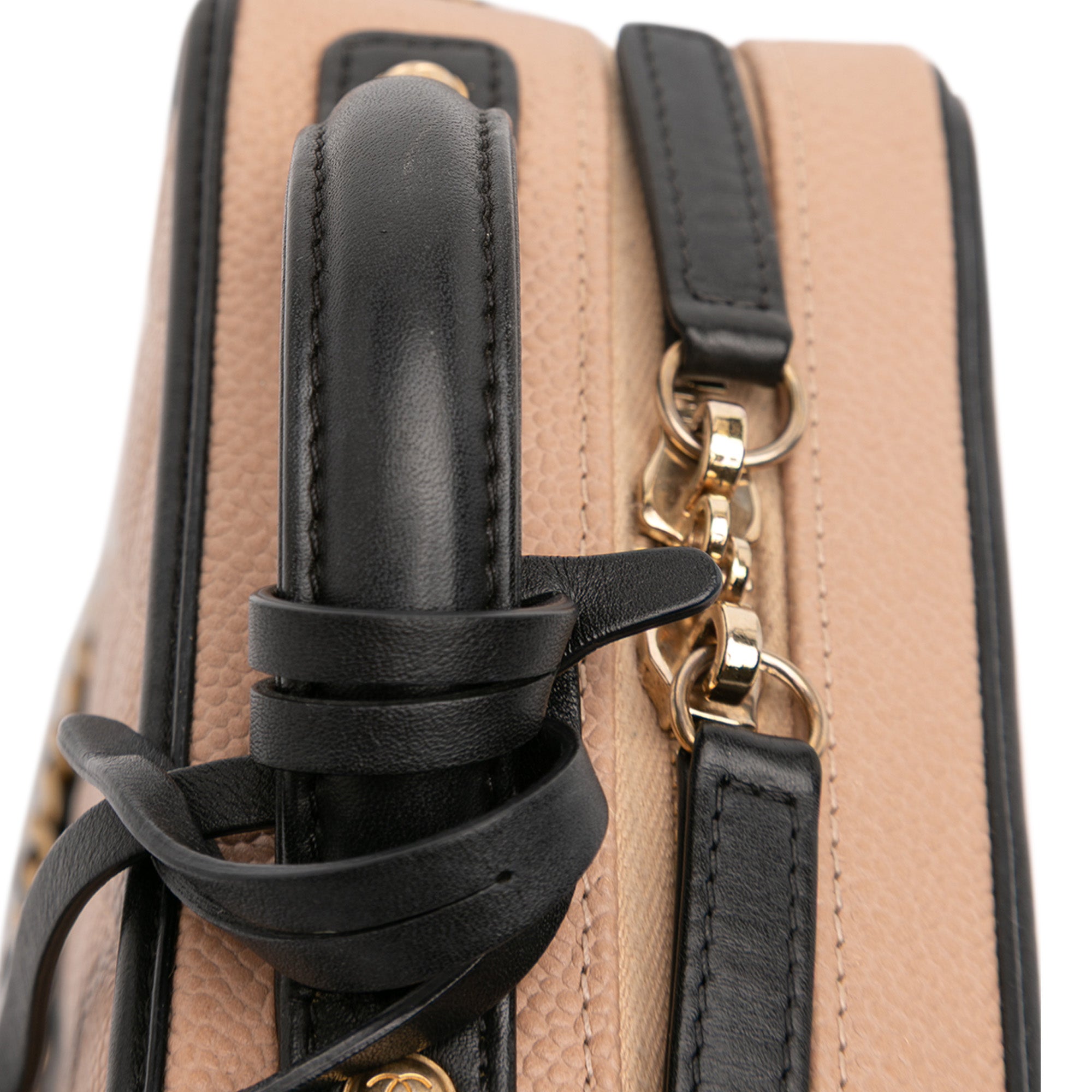 Chanel Small Bicolor Caviar CC Filigree Vanity Case - image 9
