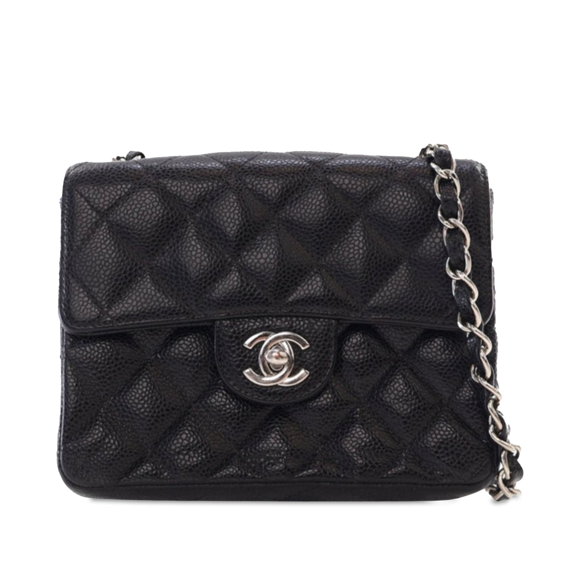 Chanel Mini Square Caviar Single Flap - image 1