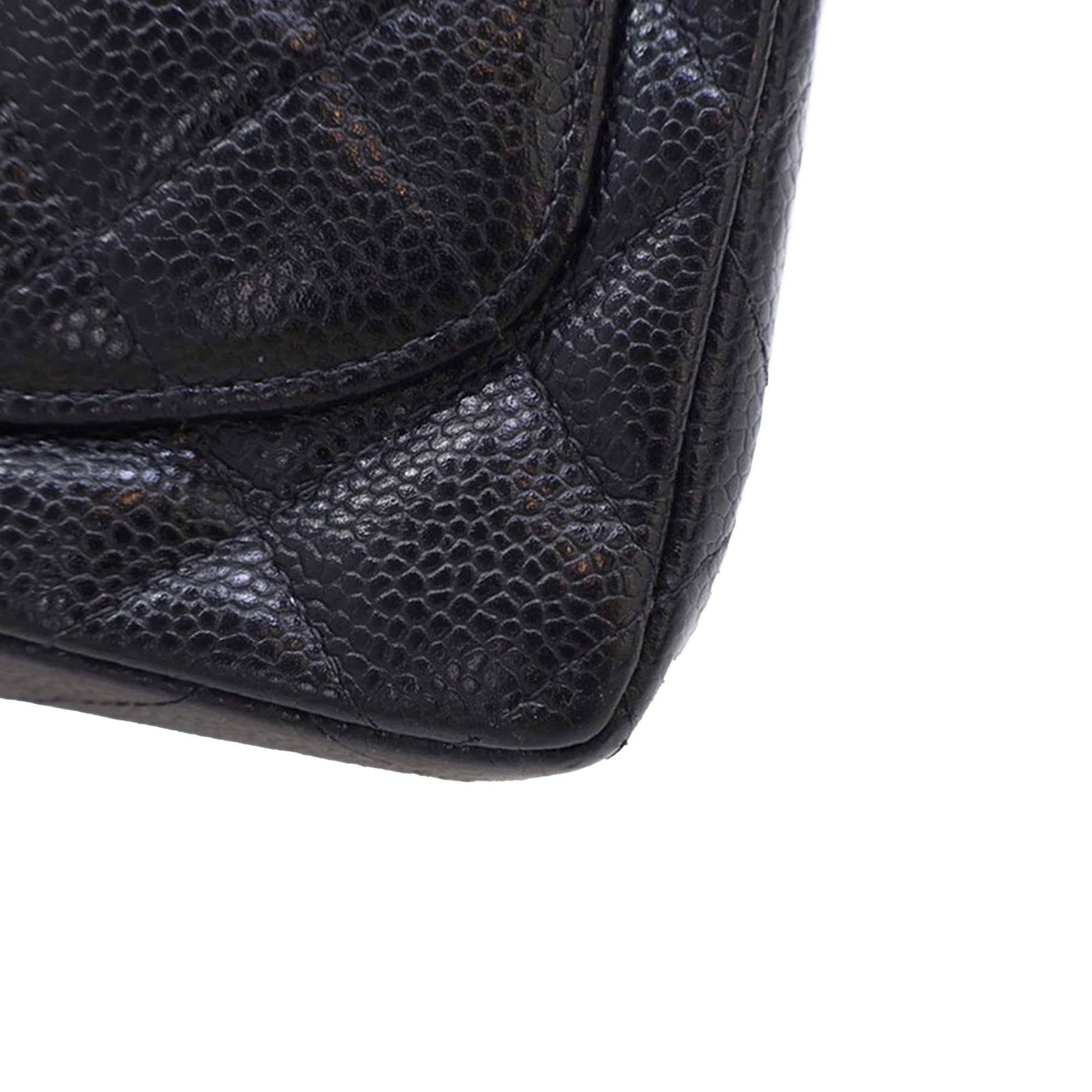 Chanel Mini Square Caviar Single Flap - image 11