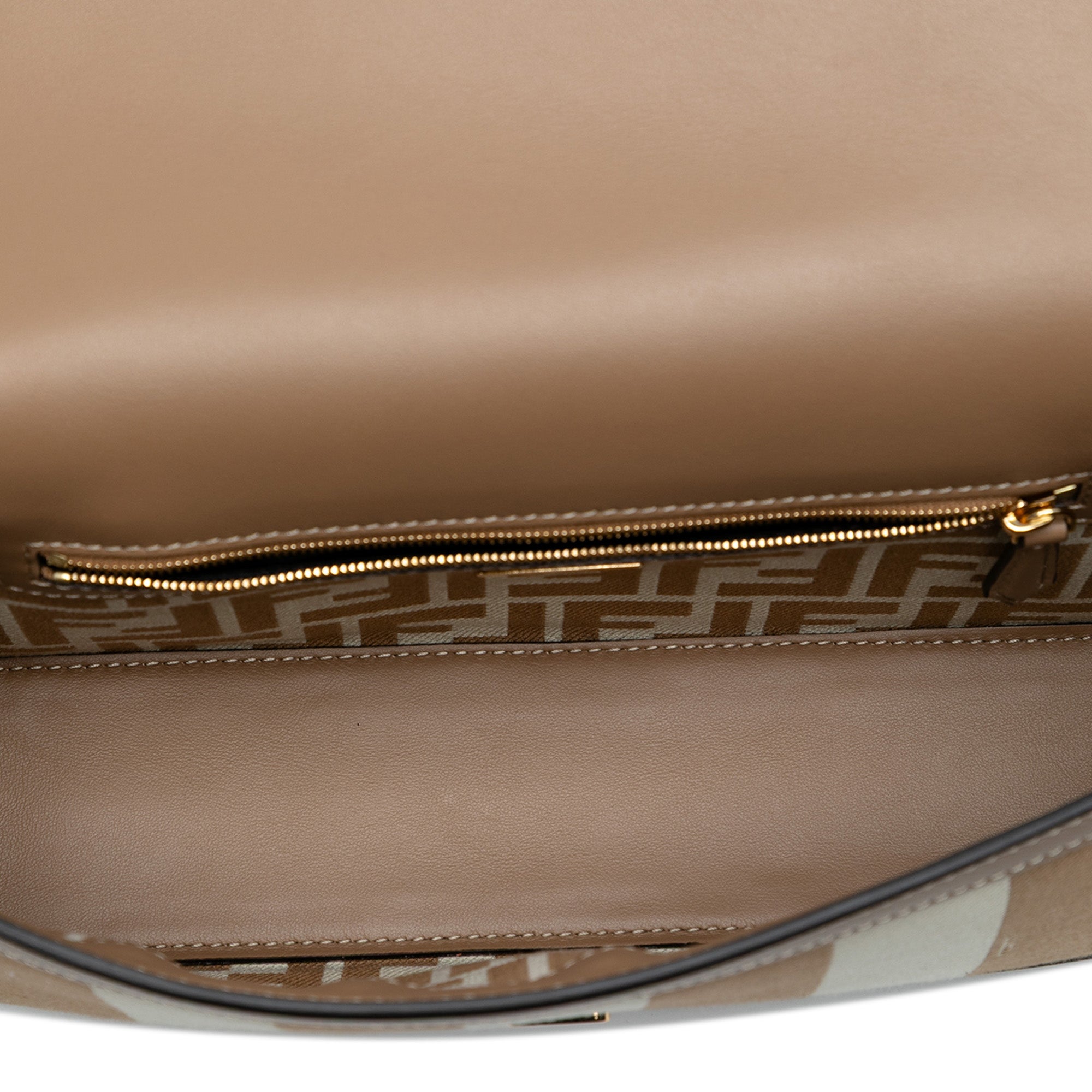 Fendi Pequin Canvas Baguette Satchel - image 4