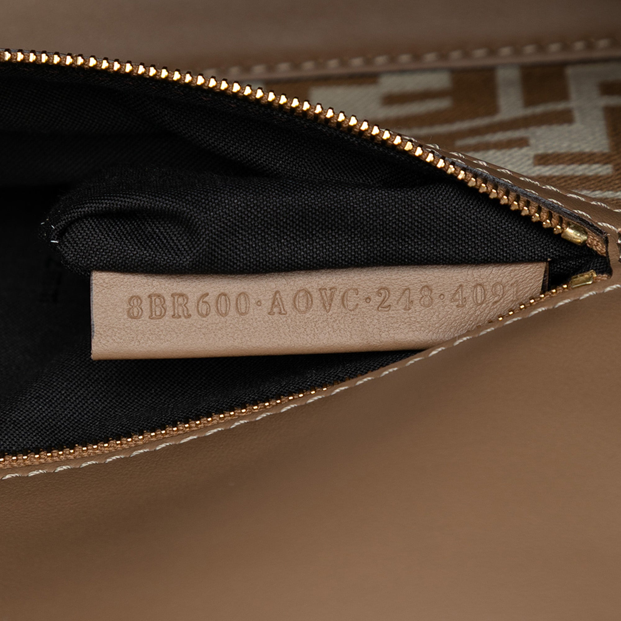 Fendi Pequin Canvas Baguette Satchel - image 6