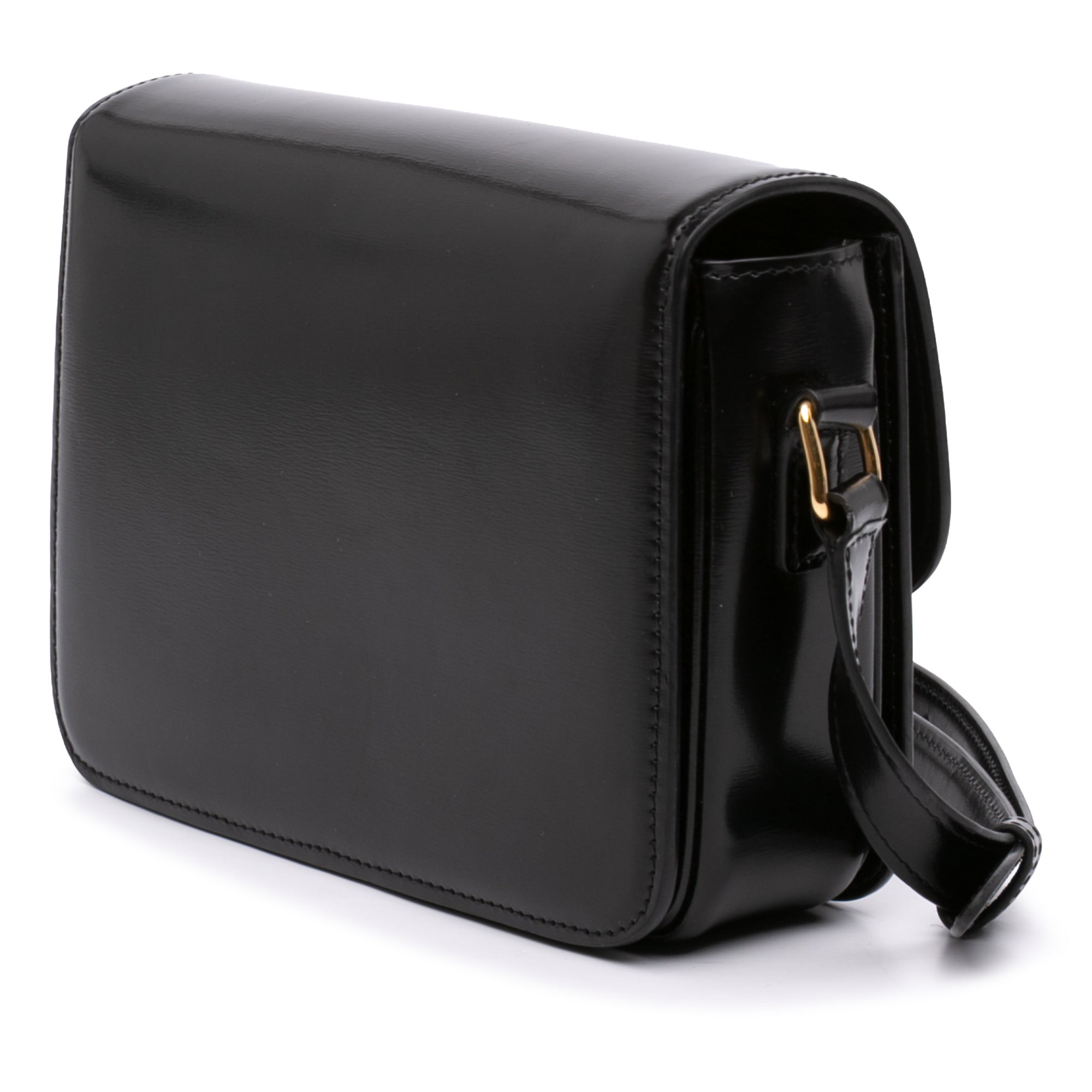 Celine Teen Shiny Calfskin Triomphe Crossbody - image 2