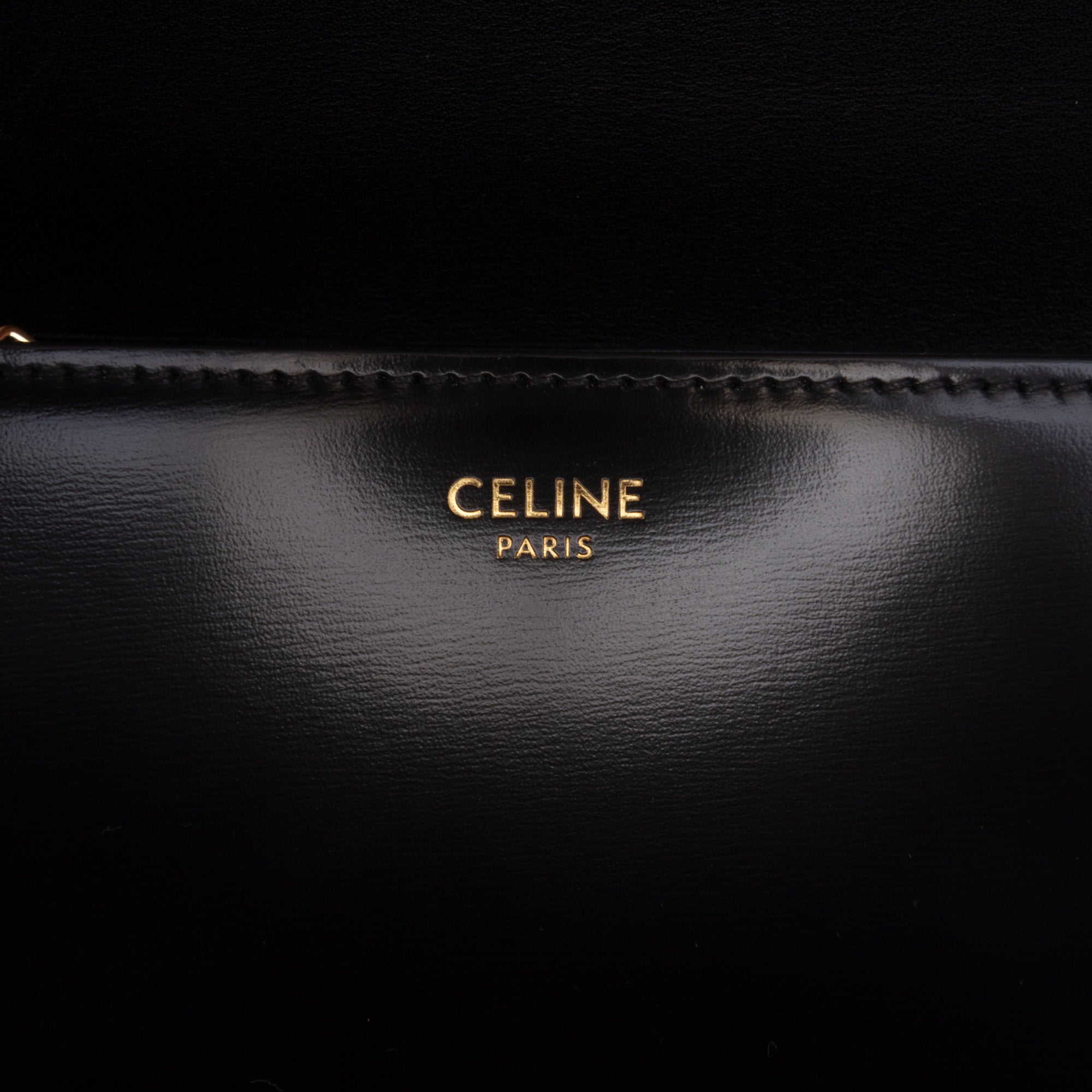 Celine Teen Shiny Calfskin Triomphe Crossbody - image 5