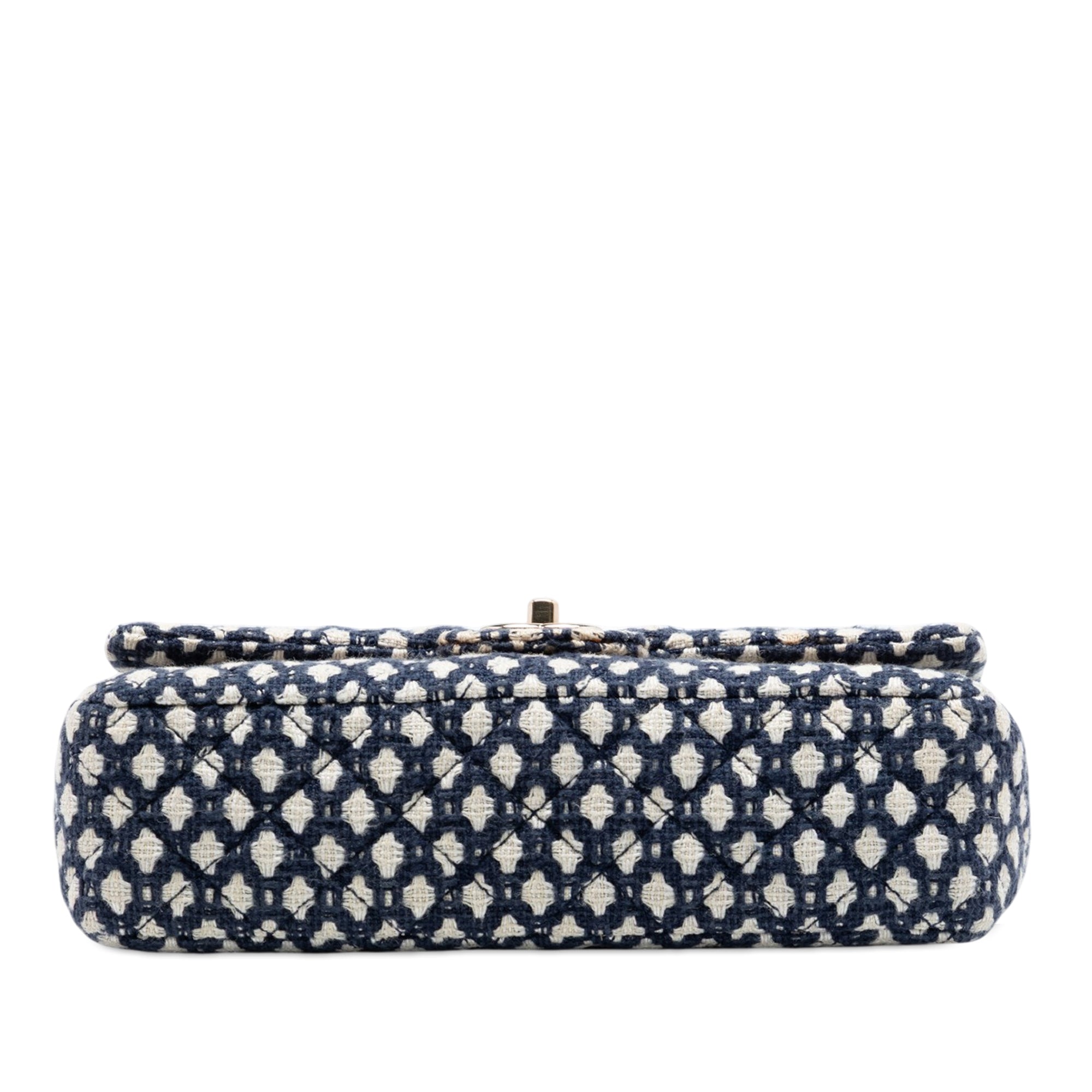 Chanel Medium Classic Tweed Bijoux Chain Double Flap - image 3
