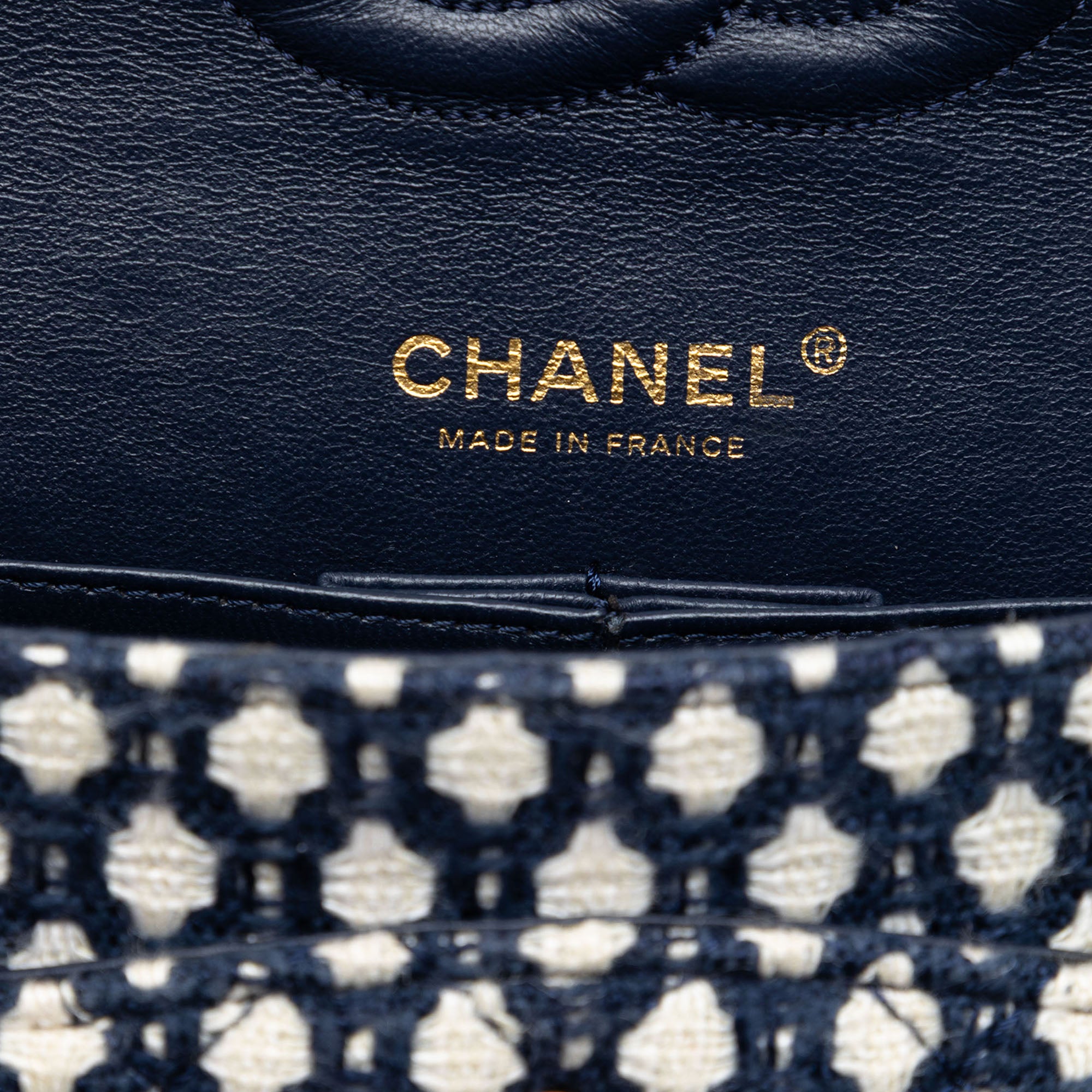 Chanel Medium Classic Tweed Bijoux Chain Double Flap - image 5