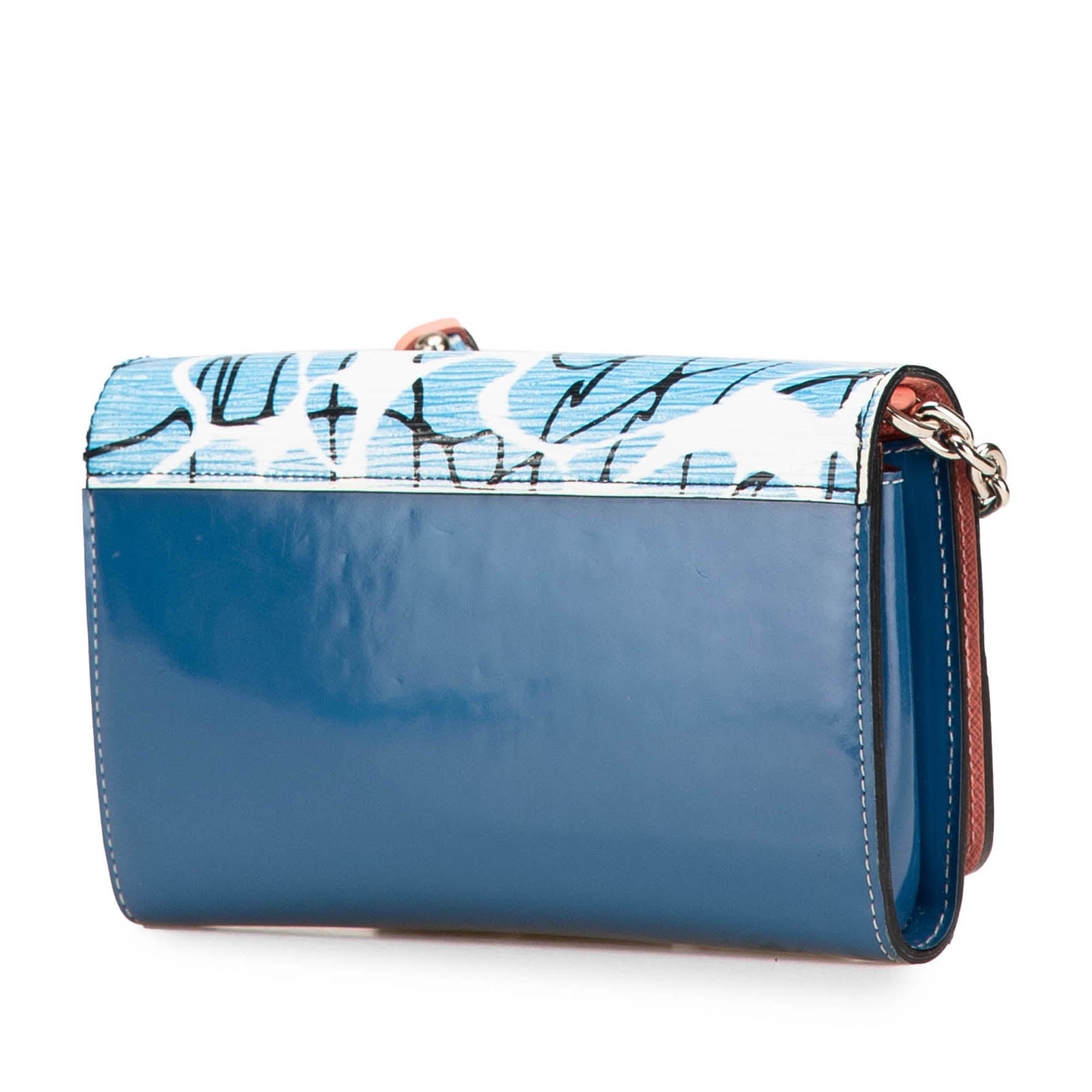 Louis Vuitton Epi Aqua Twist Wallet on Chain - image 2