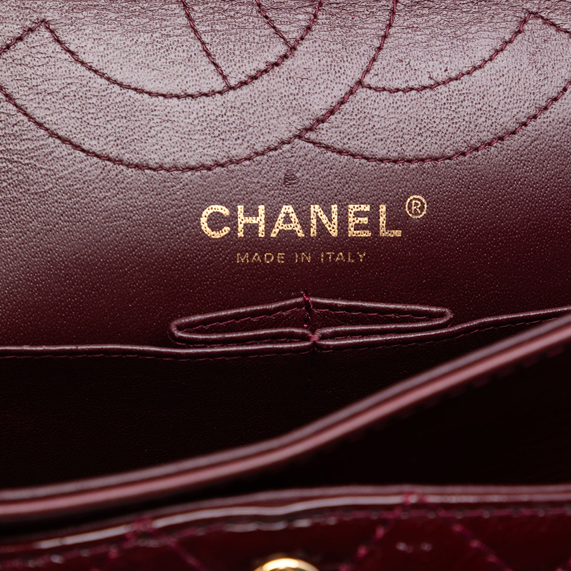 Chanel Quilted Crinkled Patent Reissue 2.55 Double Flap 226 - image 5