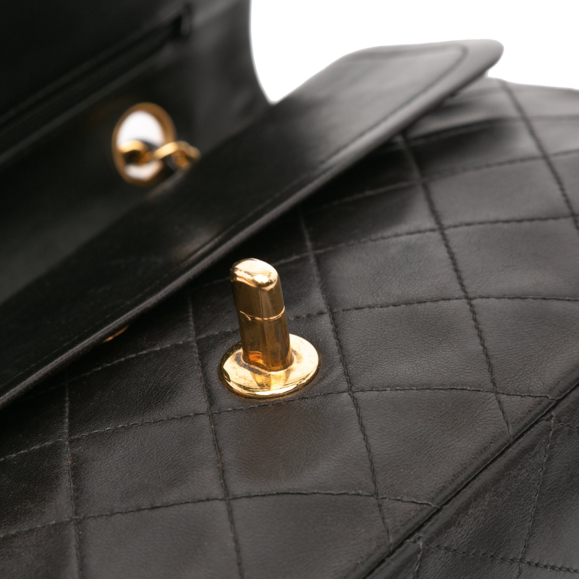 Chanel Medium Classic Lambskin Double Flap - image 10