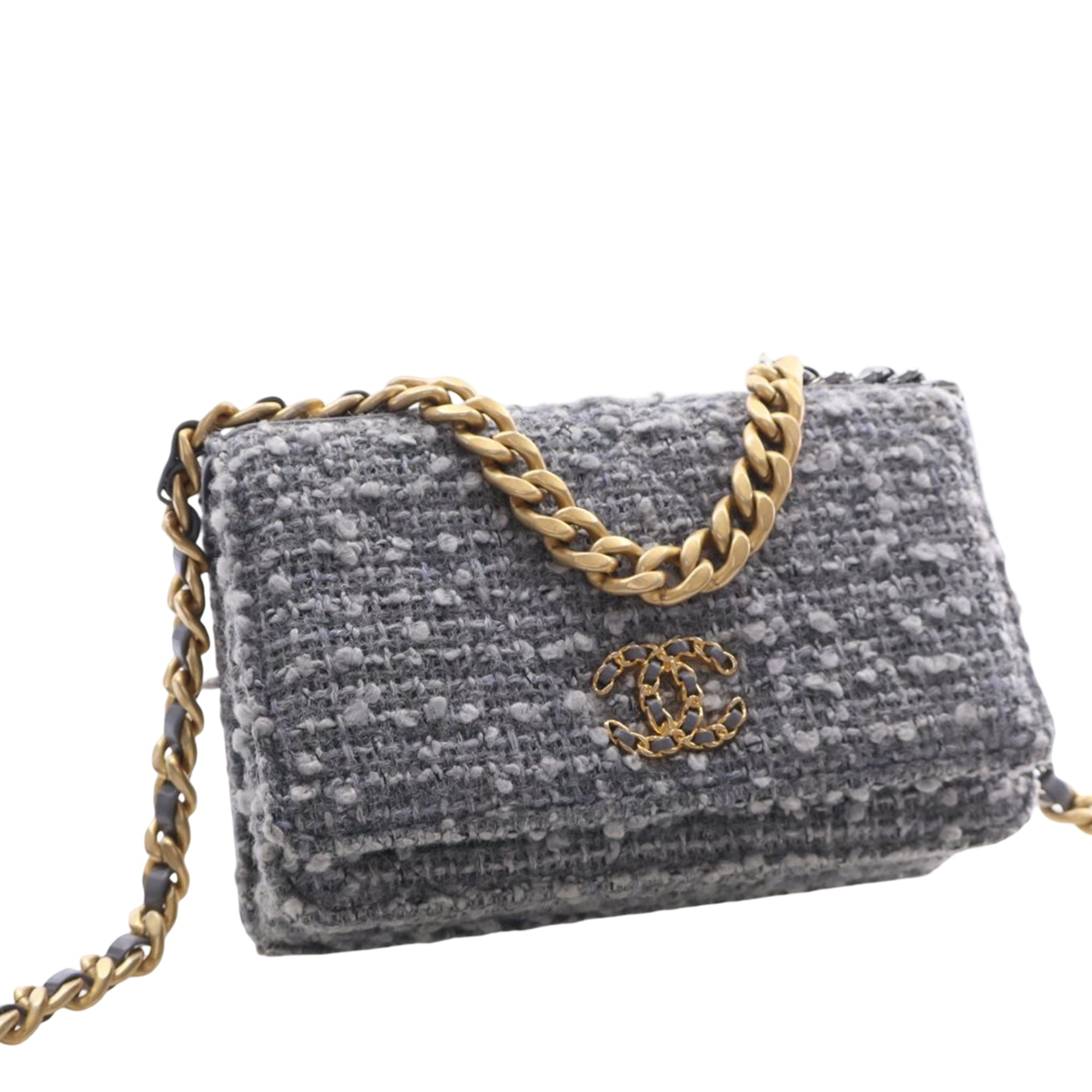 Chanel Tweed 19 Wallet On Chain - image 10