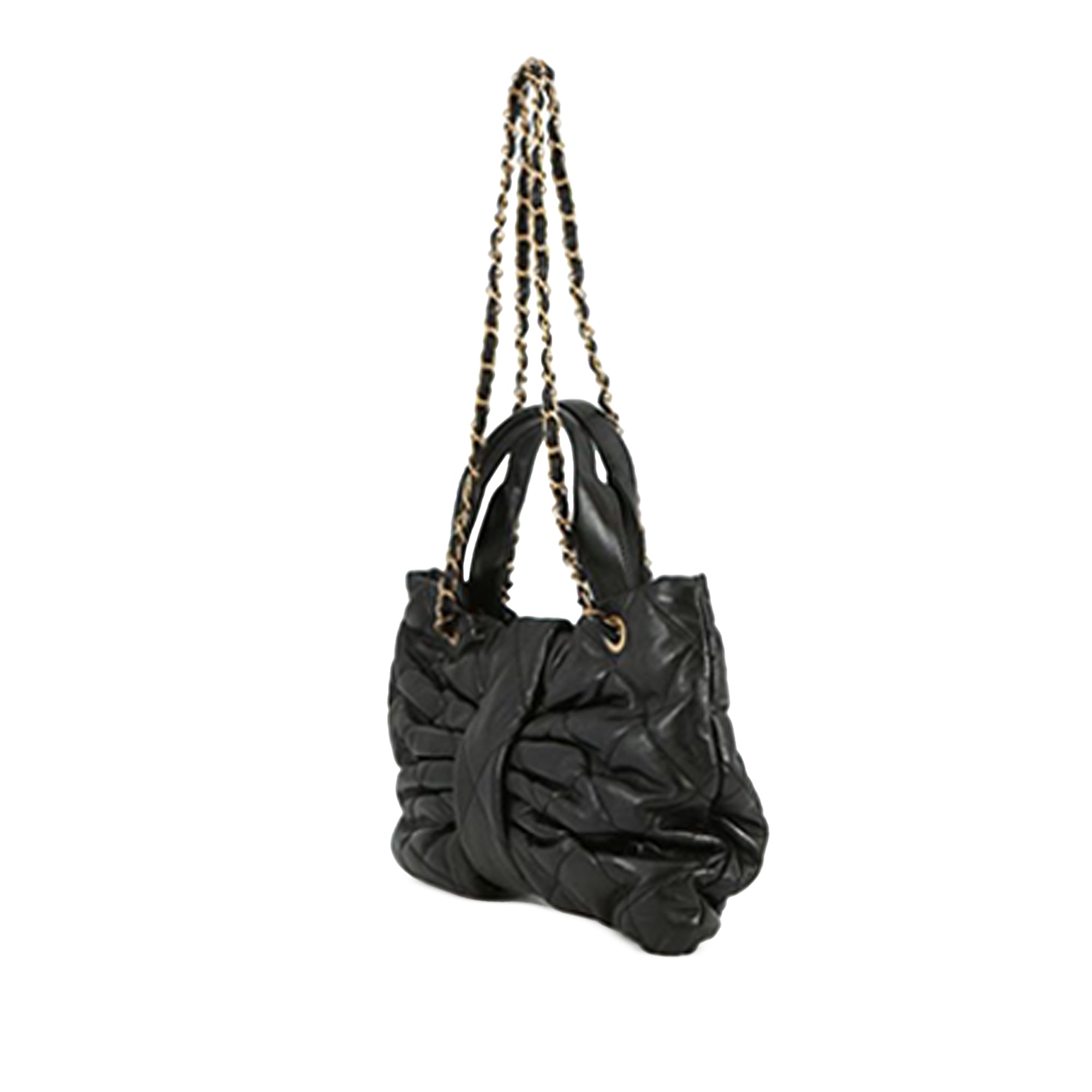 Chanel Shiny Lambskin Bow Bag - image 2