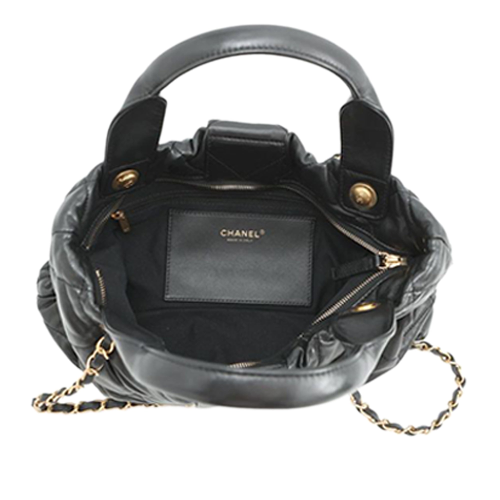 Chanel Shiny Lambskin Bow Bag - image 4