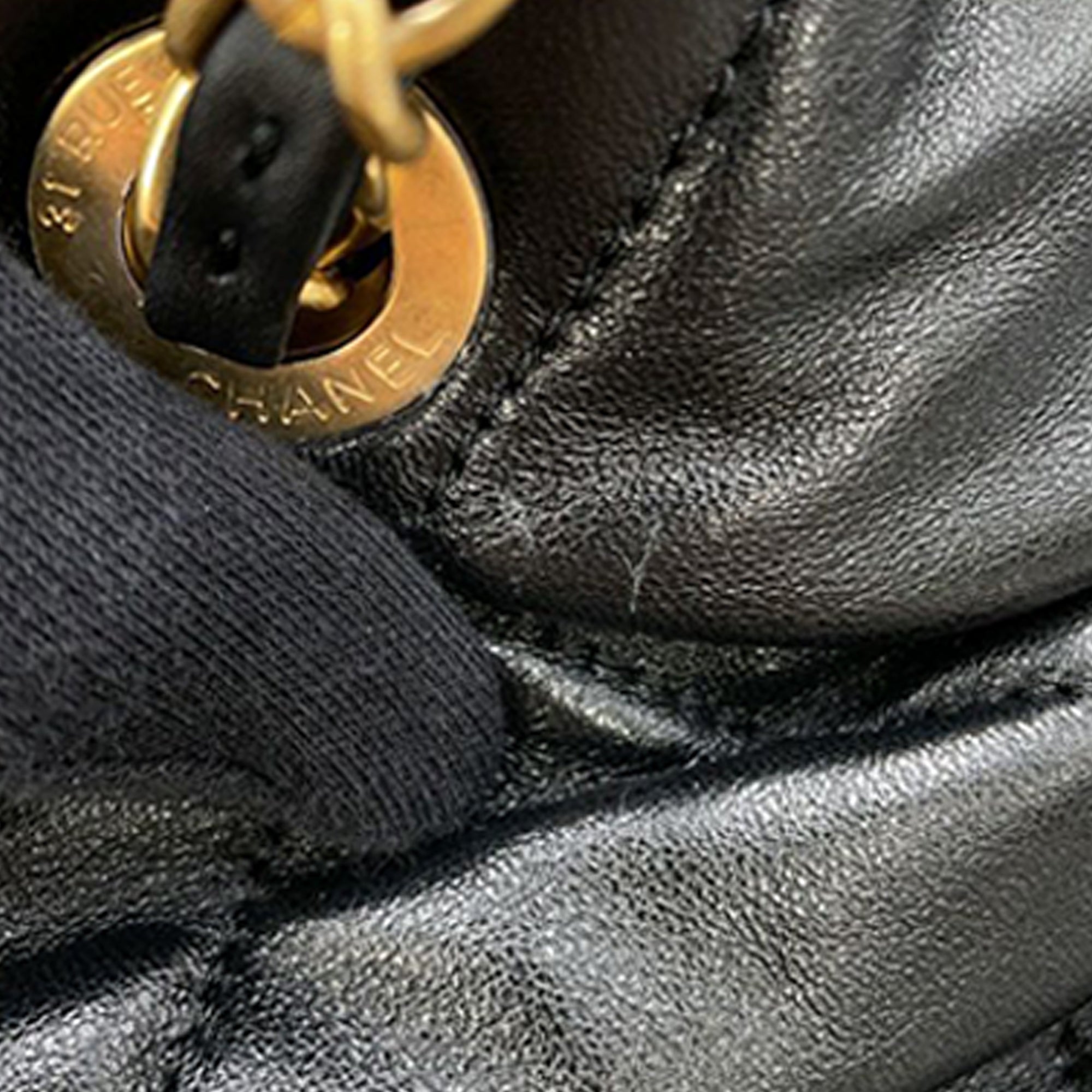 Chanel Shiny Lambskin Bow Bag - image 9