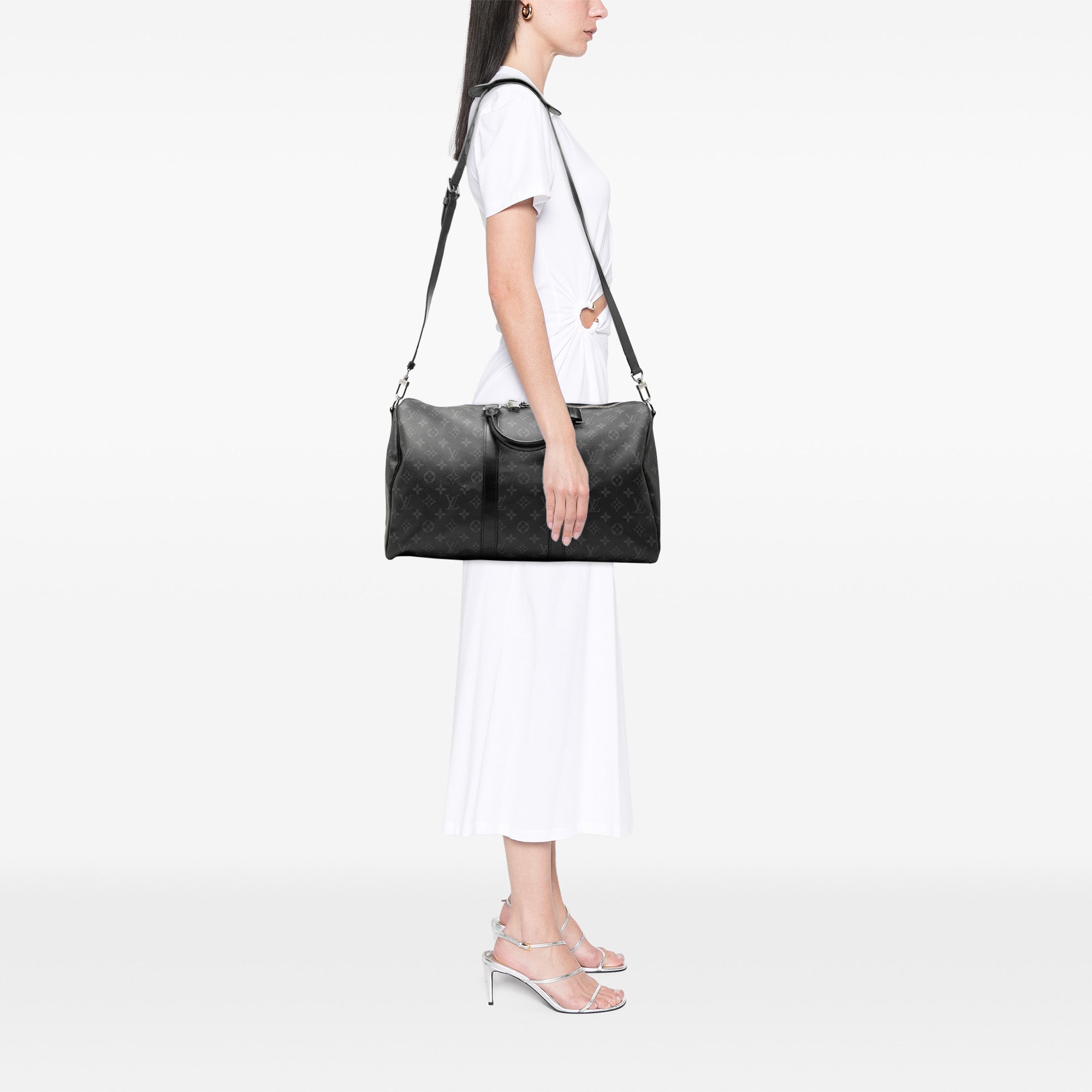 Louis Vuitton Monogram Eclipse Keepall Bandouliere 45 - image 7