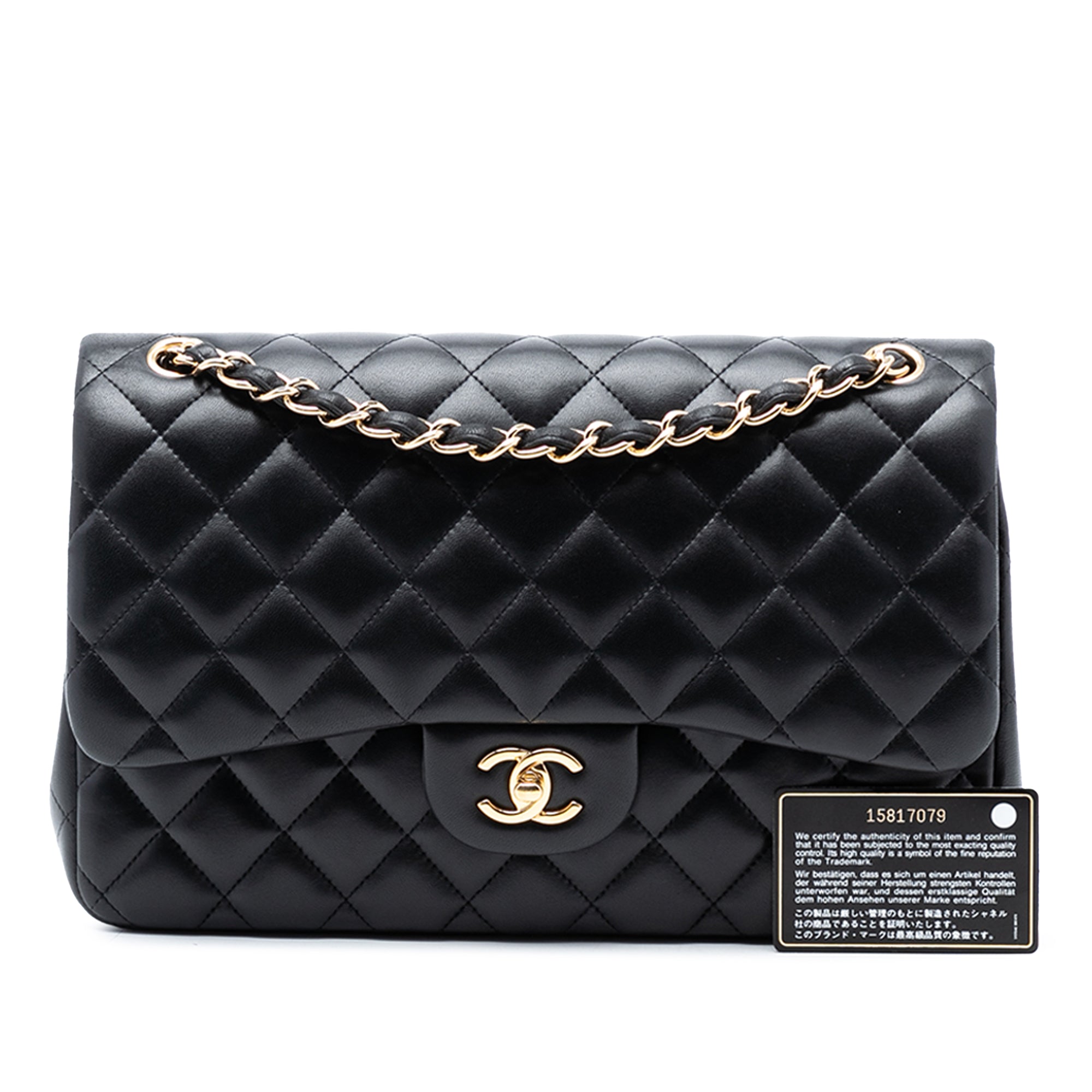 Chanel Jumbo Classic Lambskin Double Flap - image 8