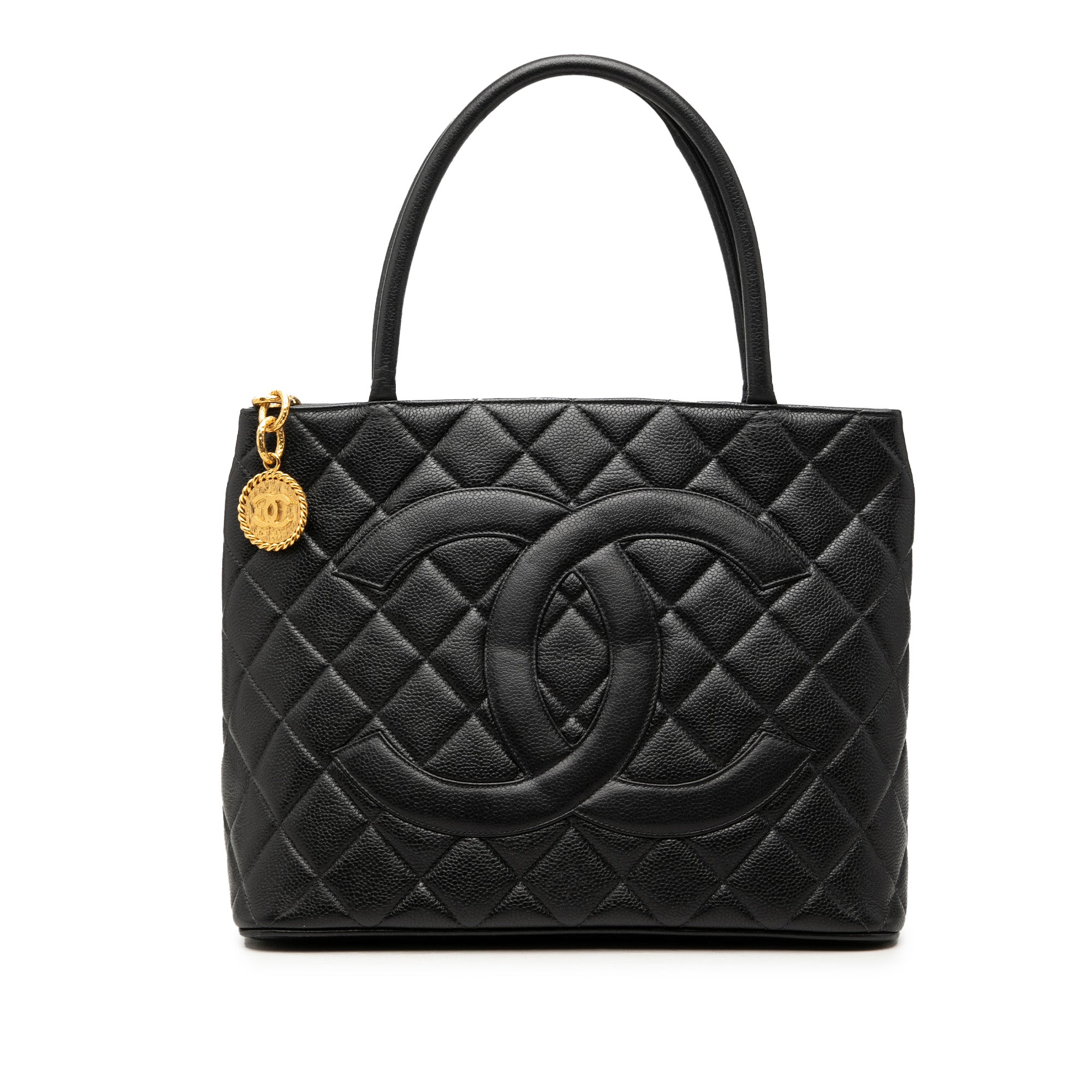 Chanel Caviar Medallion Tote - image 1