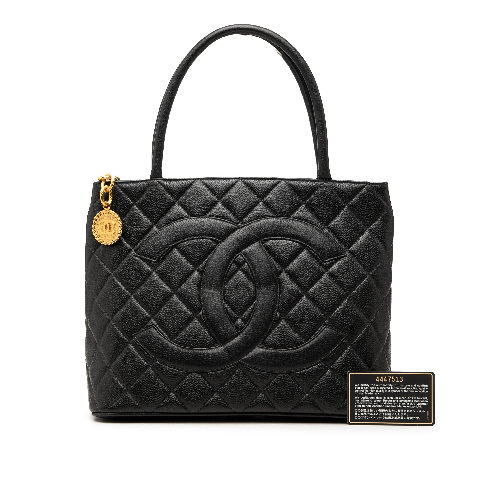 Chanel Caviar Medallion Tote - image 7