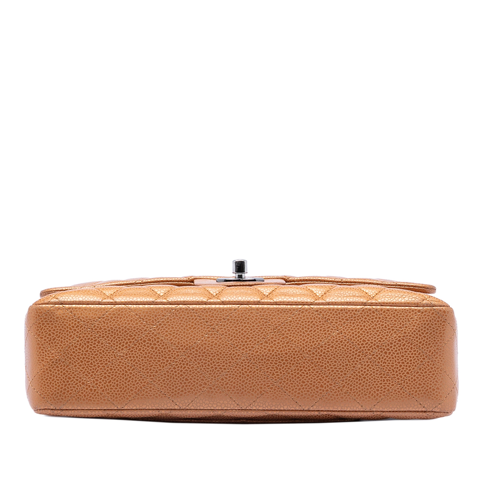 Chanel Medium Classic Metallic Caviar Double Flap - image 3