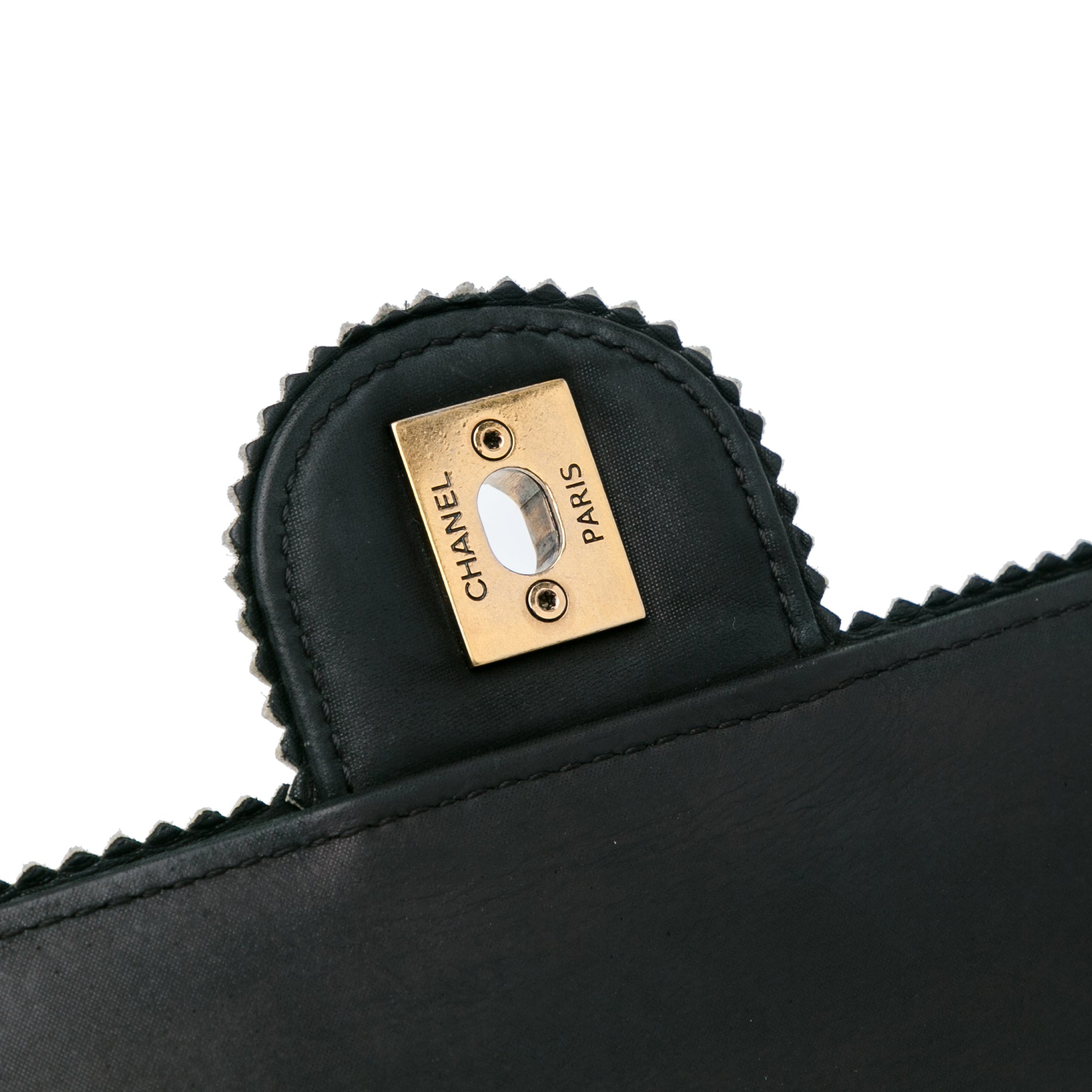 Chanel CC Quilted Lambskin Tassel and Border Embellished Flap - image 8