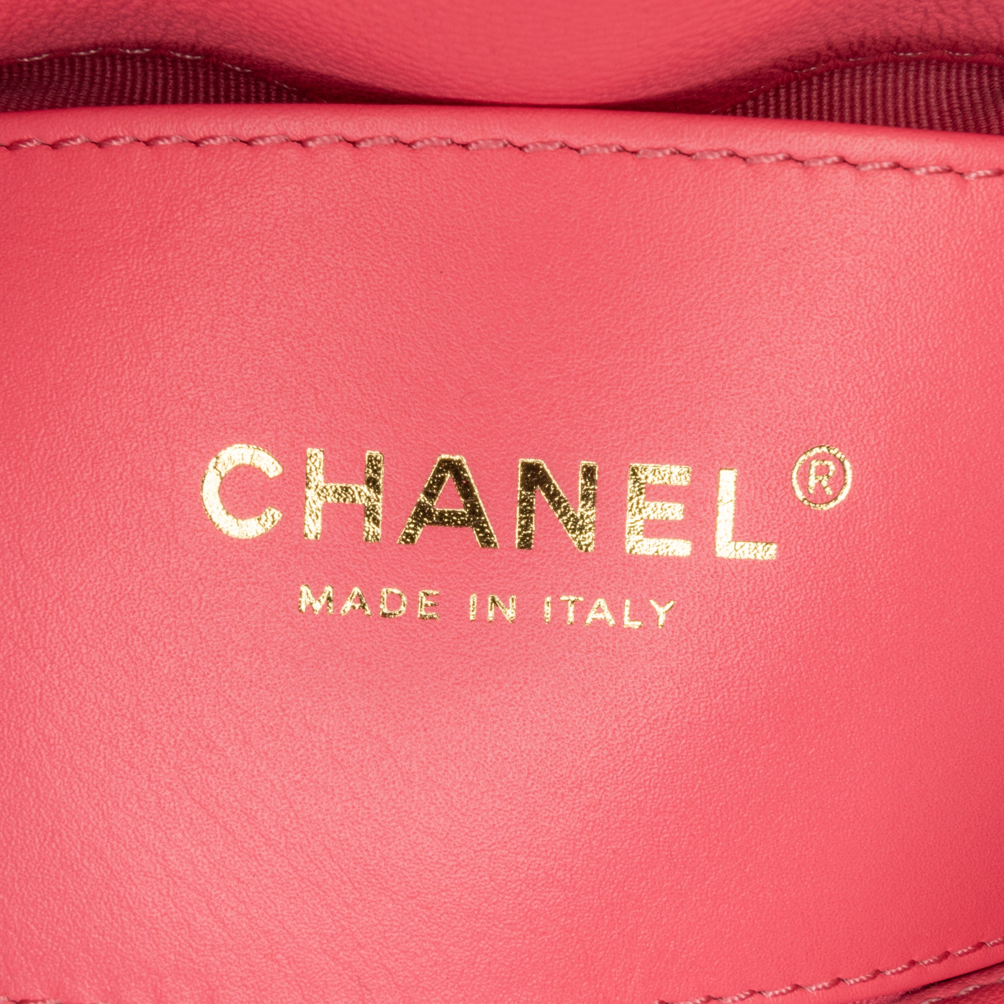 Chanel Mini Quilted Lambskin Acrylic Coco Love Flap - image 5