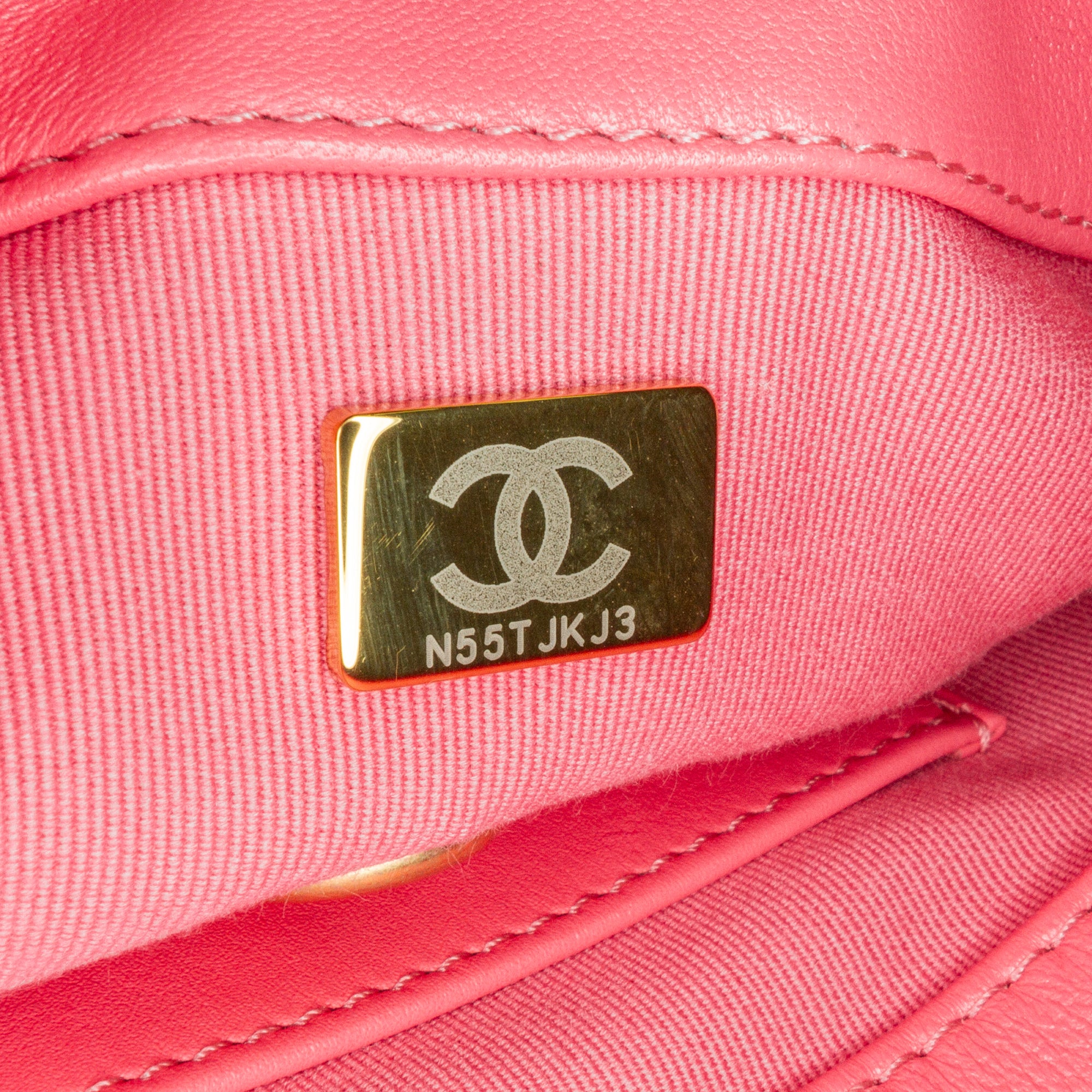 Chanel Mini Quilted Lambskin Acrylic Coco Love Flap - image 7